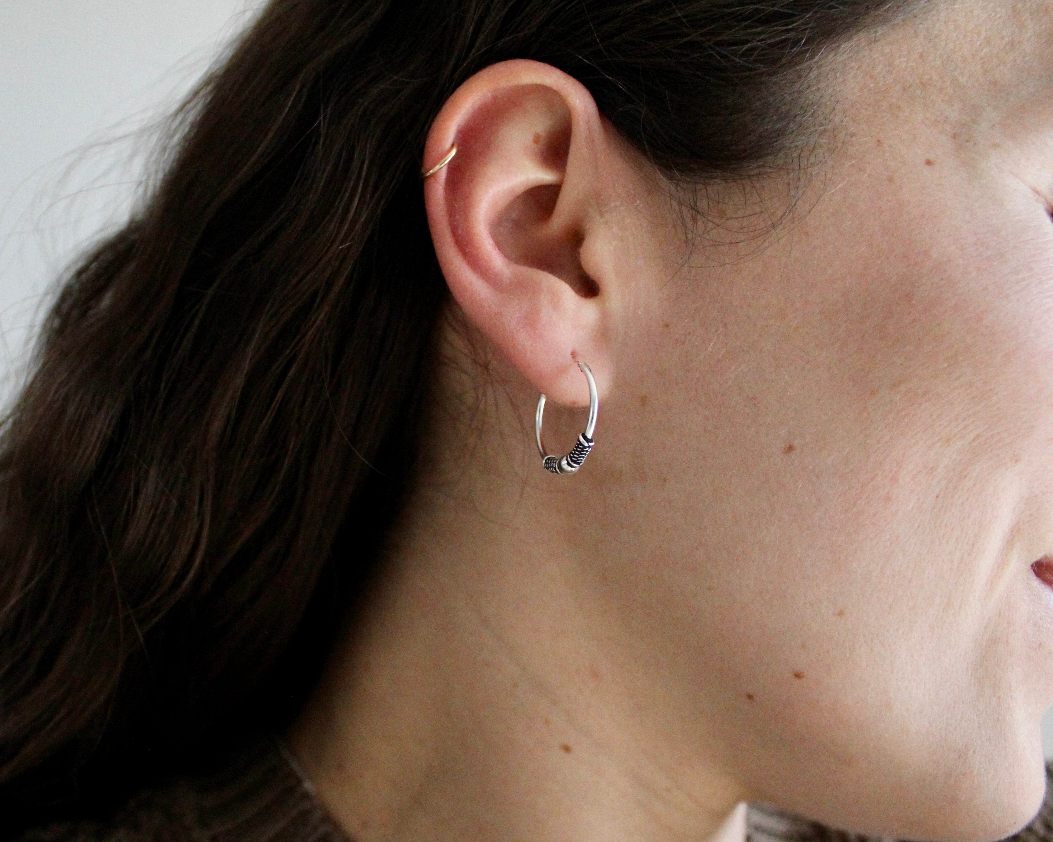 OUEST, anneaux argent sterling.