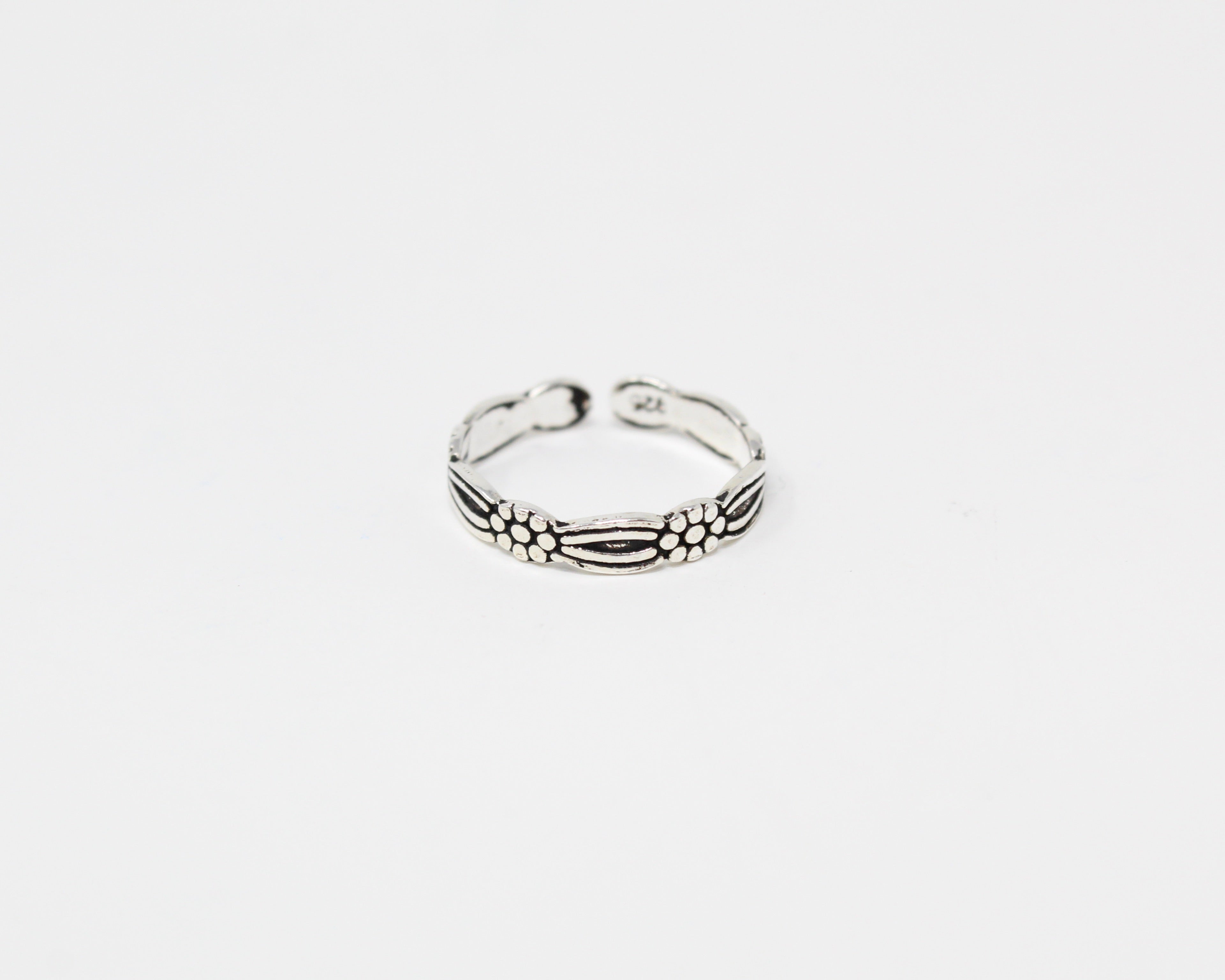 ALIS, bague d'orteil argent sterling.