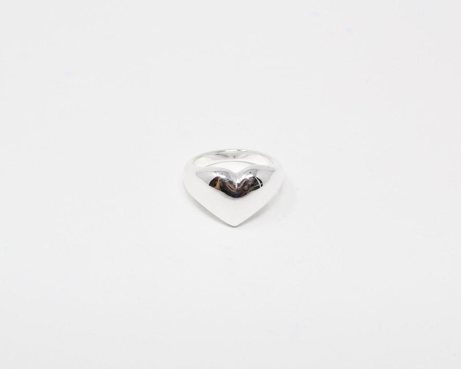 COEUR, bague argent sterling.
