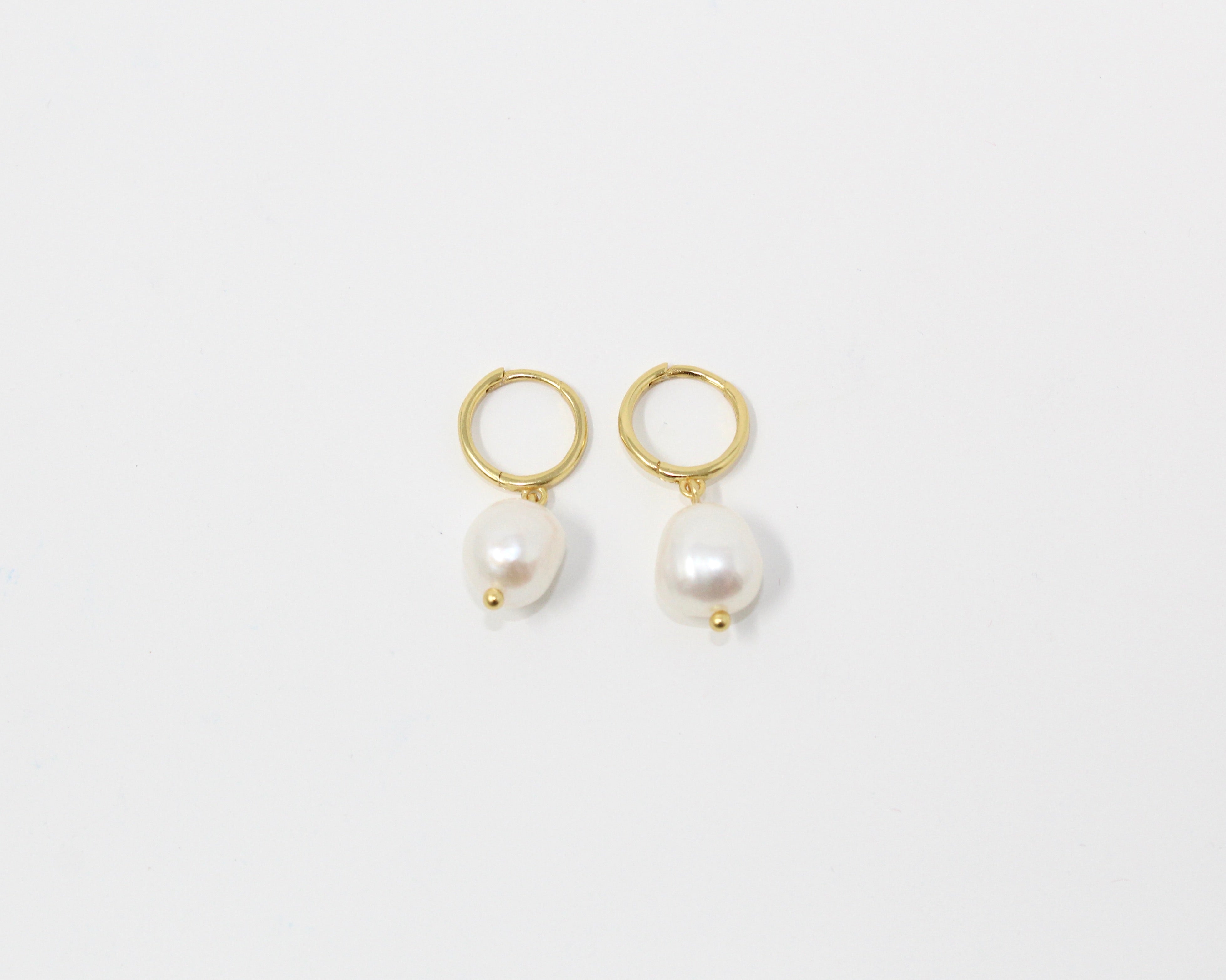 PERLA, boucle d'oreille or vermeil.