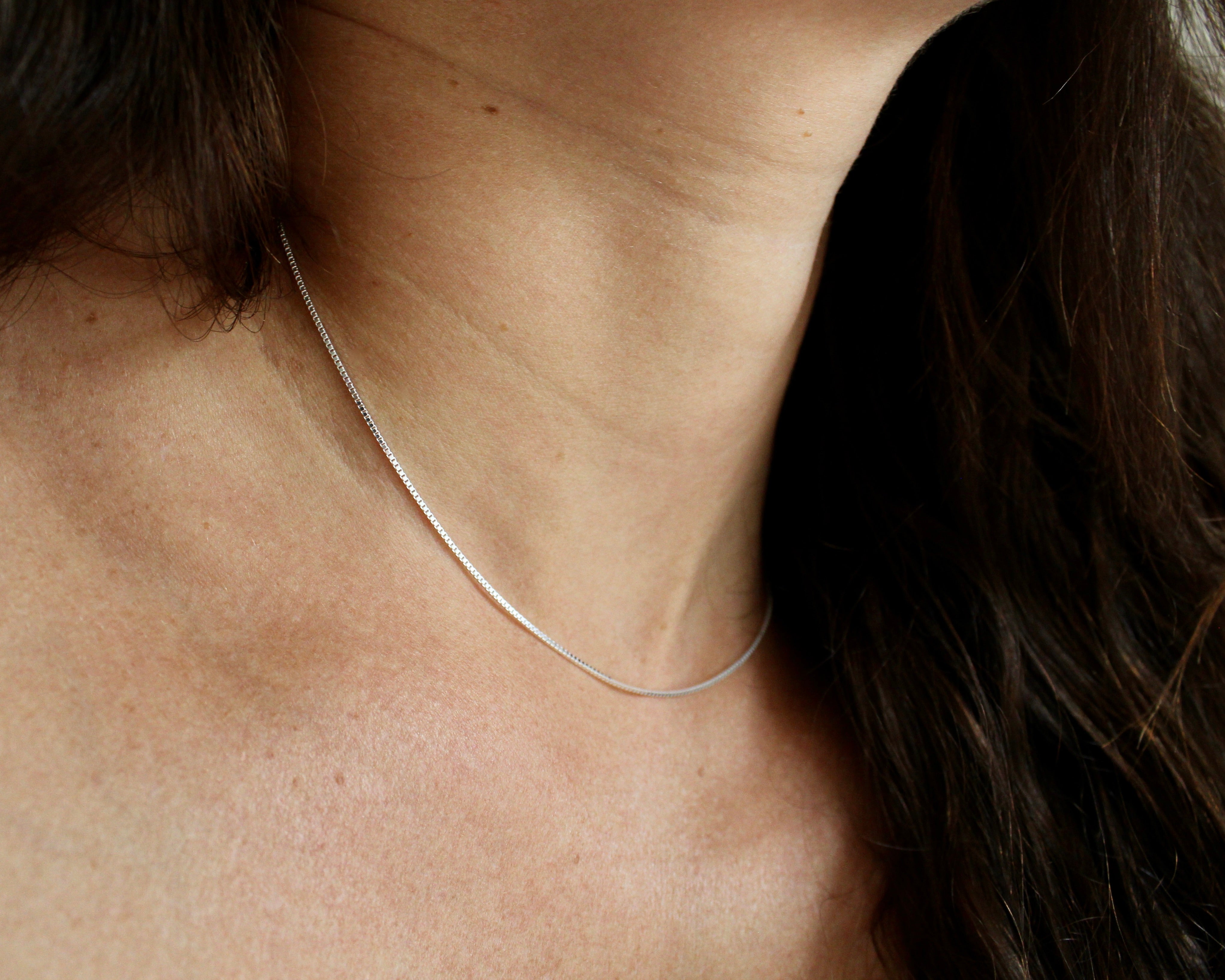 MARCELLE, chaine argent sterling.