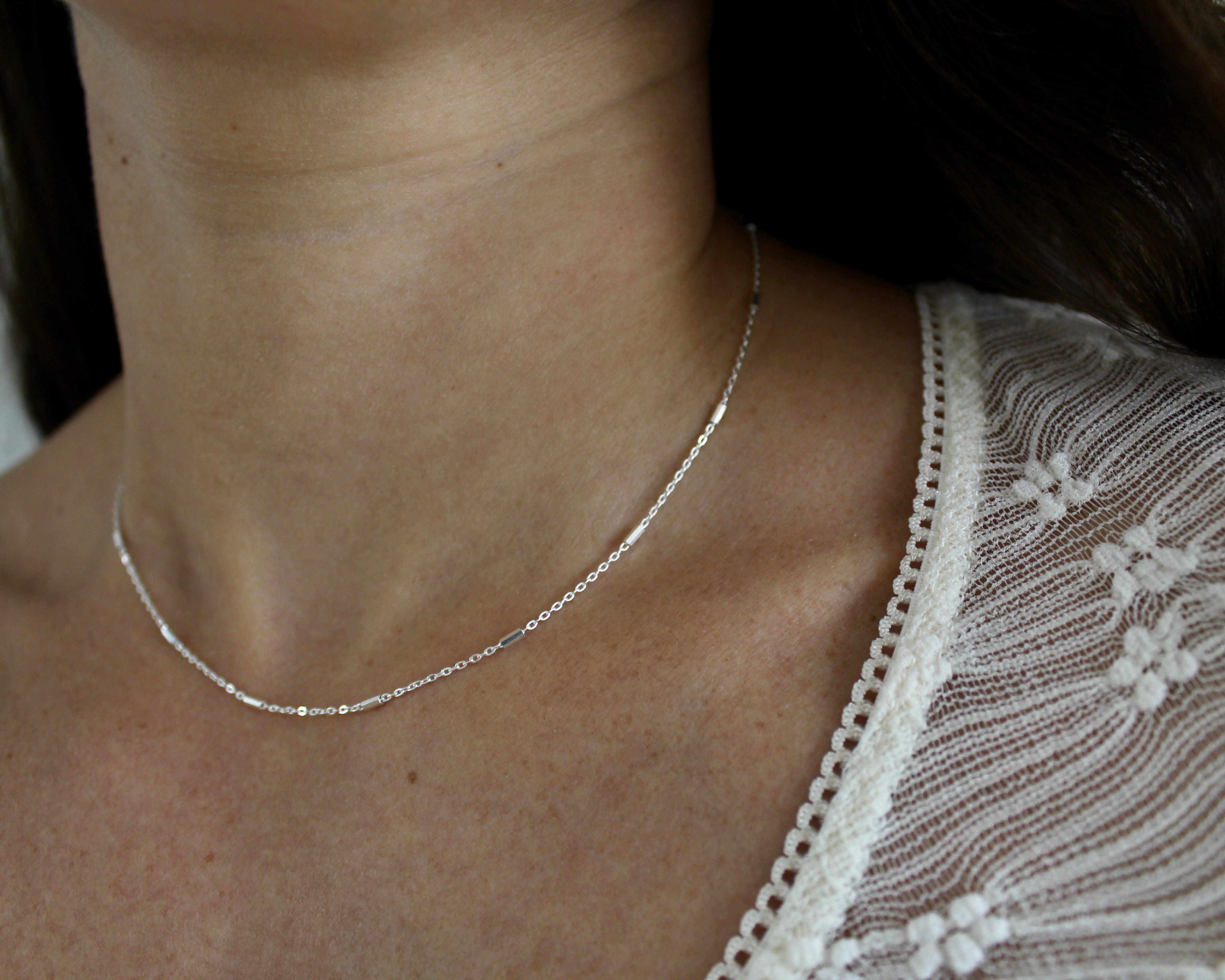 PERSÉIDE, chaine en argent sterling.
