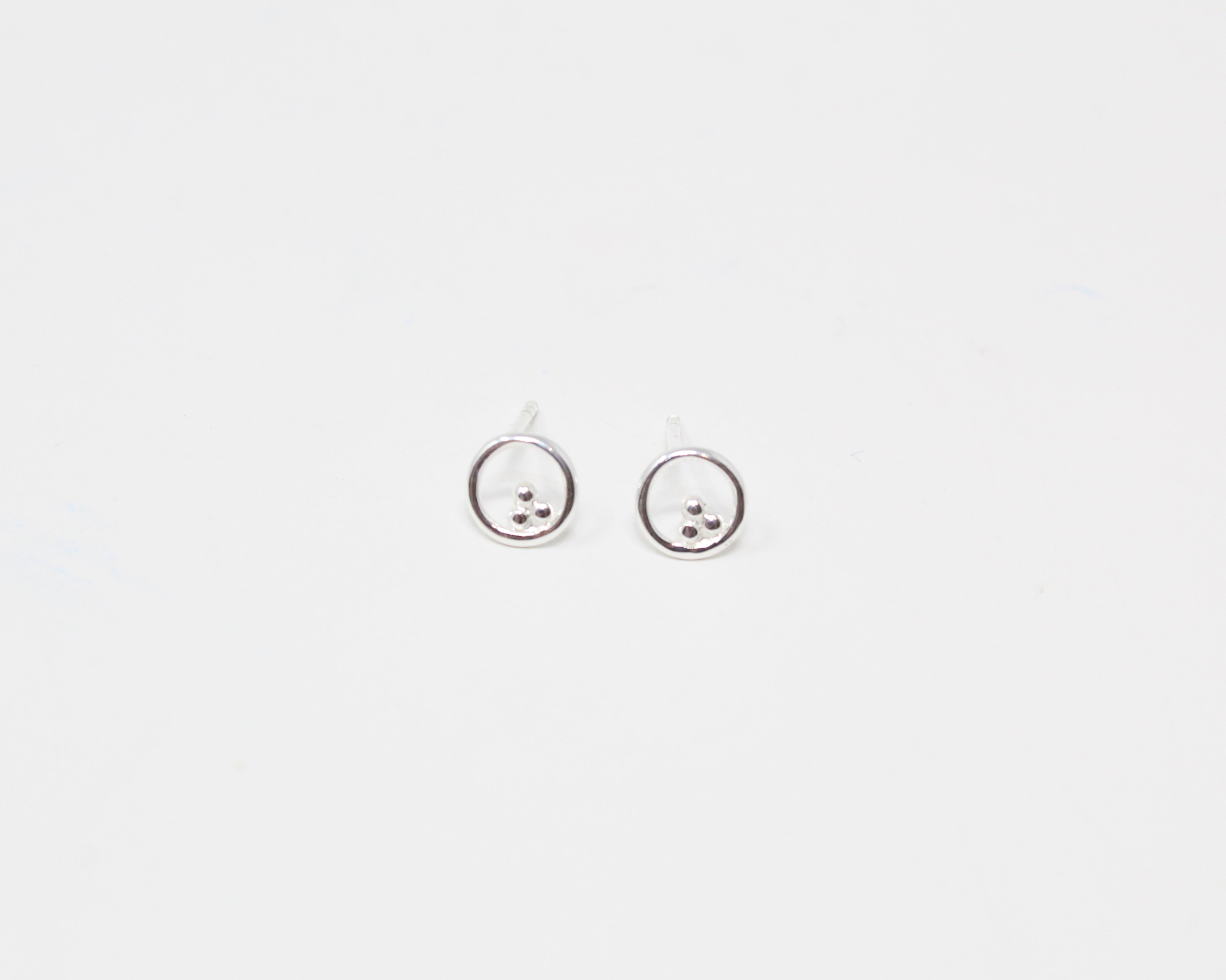 KHUM, boucles d'oreilles argent sterling.