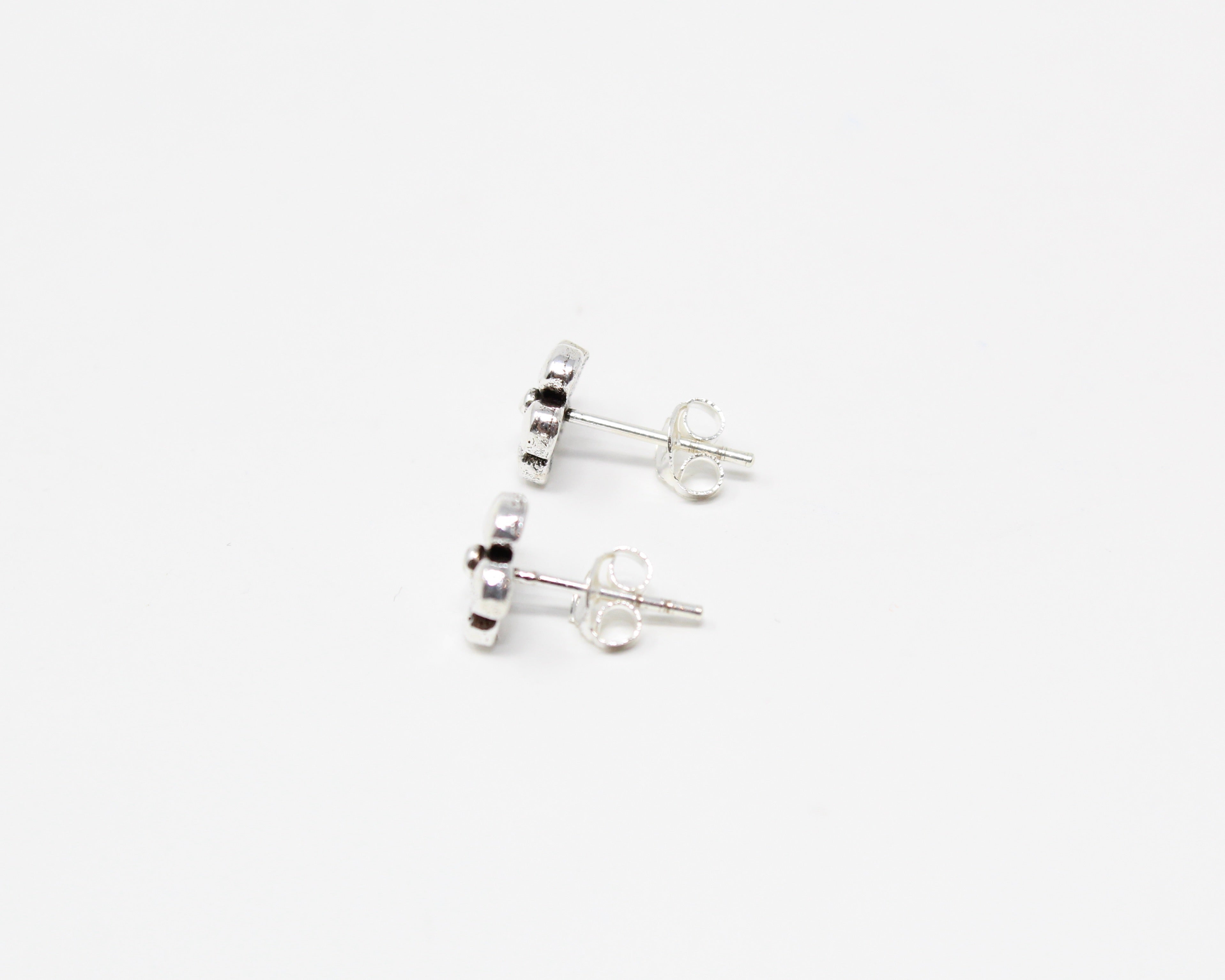 ANÉMONE, boucle d'oreille argent sterling.