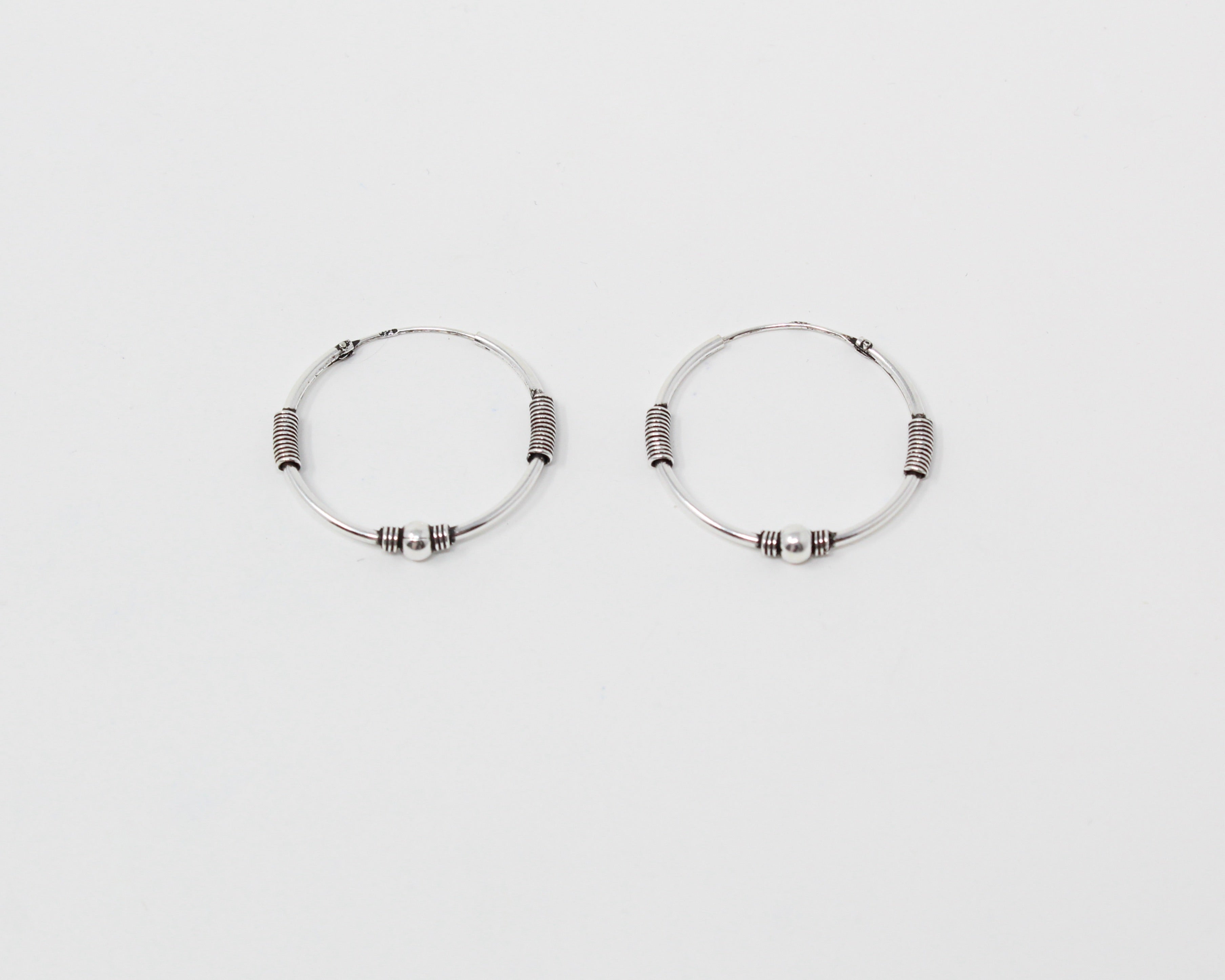 MINUIT, anneaux argent sterling.