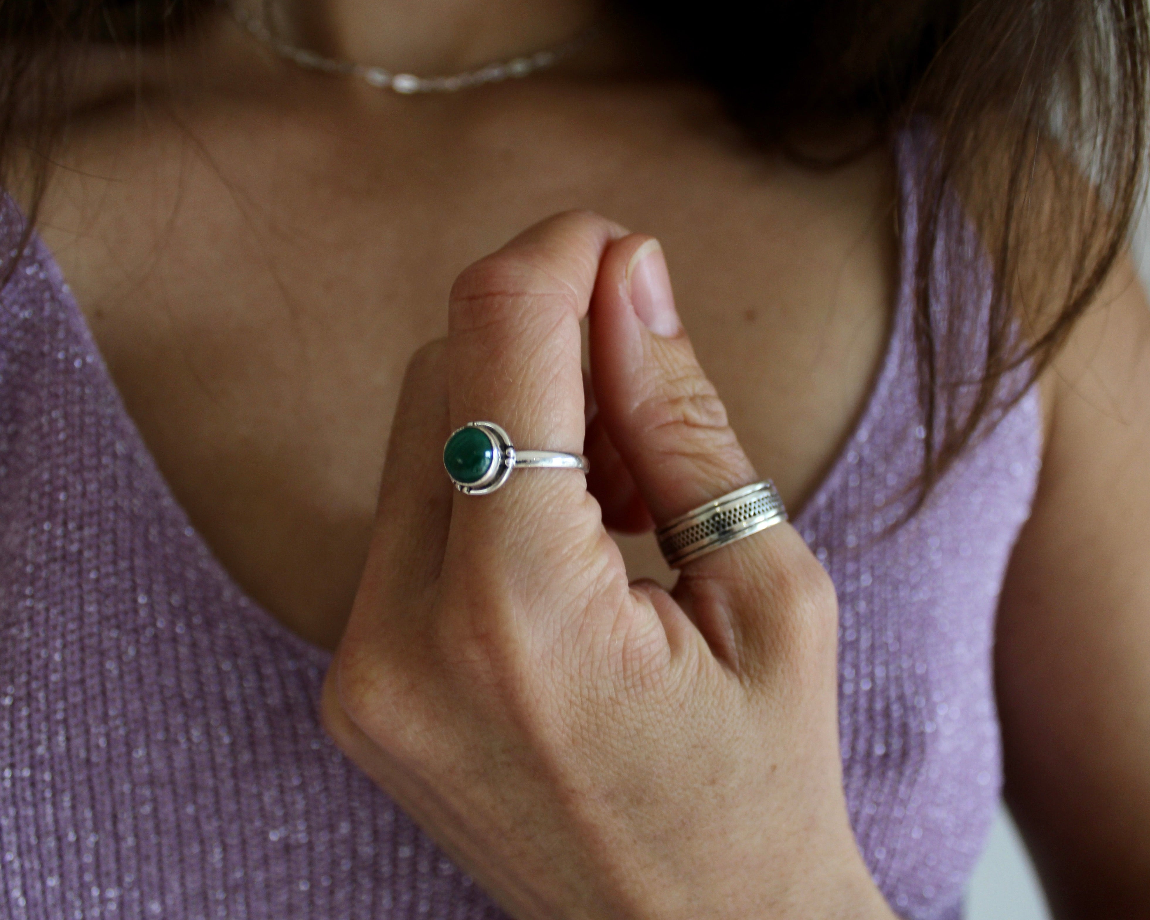 PALLA, bague argent sterling.