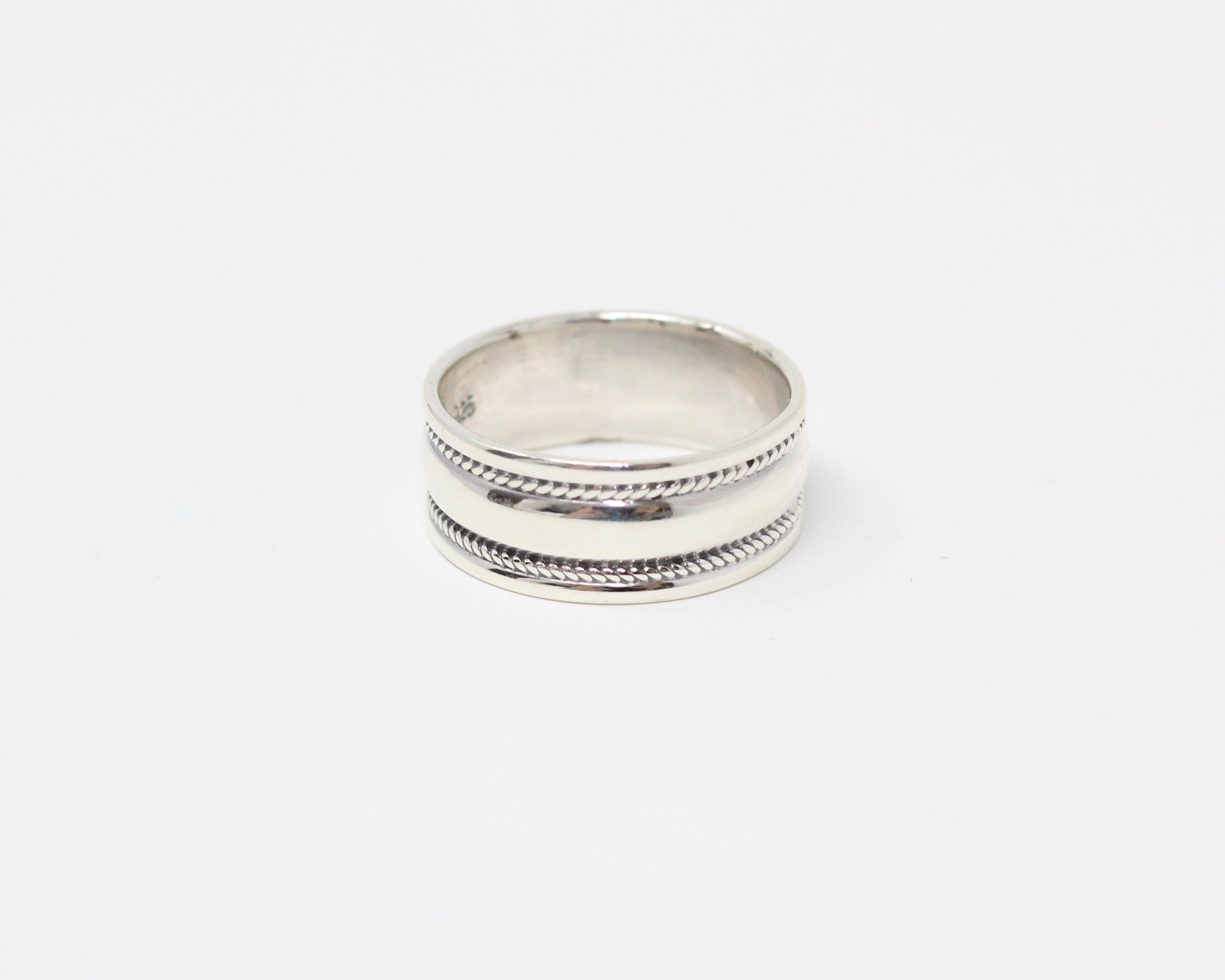 RAPH, bague argent sterling.