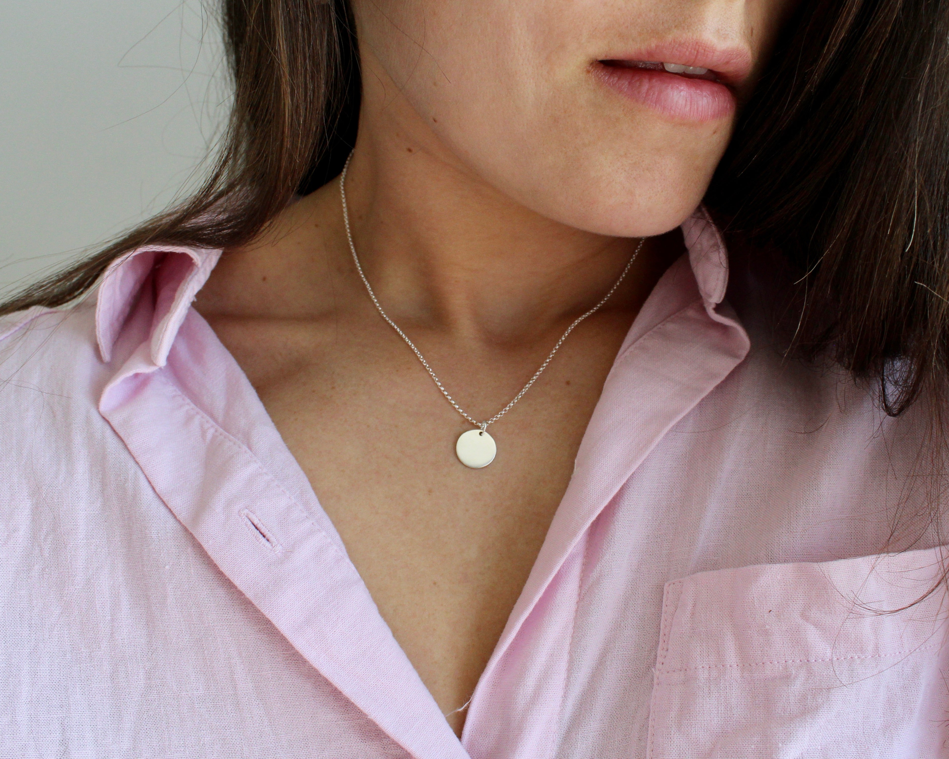MAXIE, collier argent sterling.