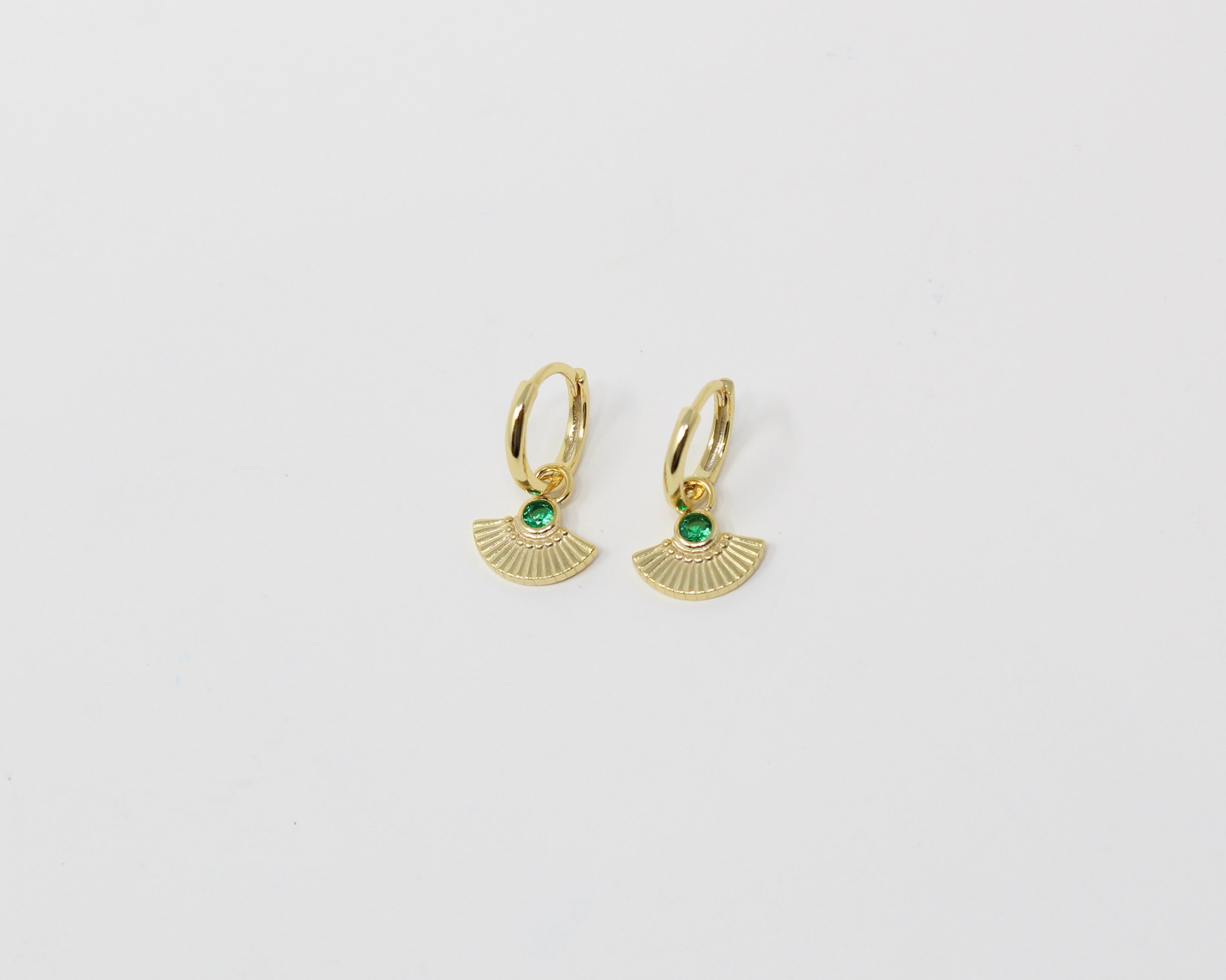 NIL, boucle d'oreille or vermeil, argent sterling plaqué or.