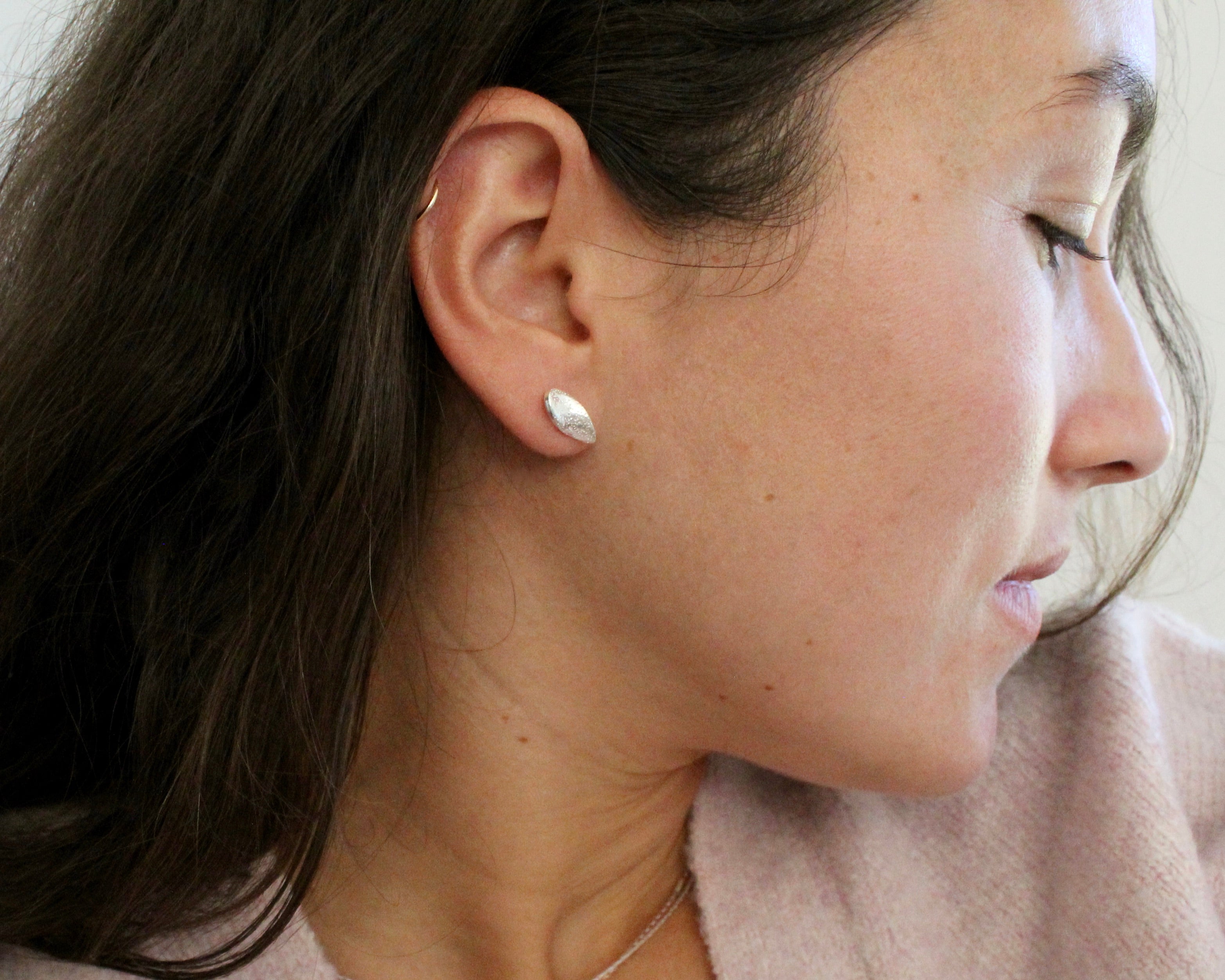 SAO, boucles d'oreilles argent.