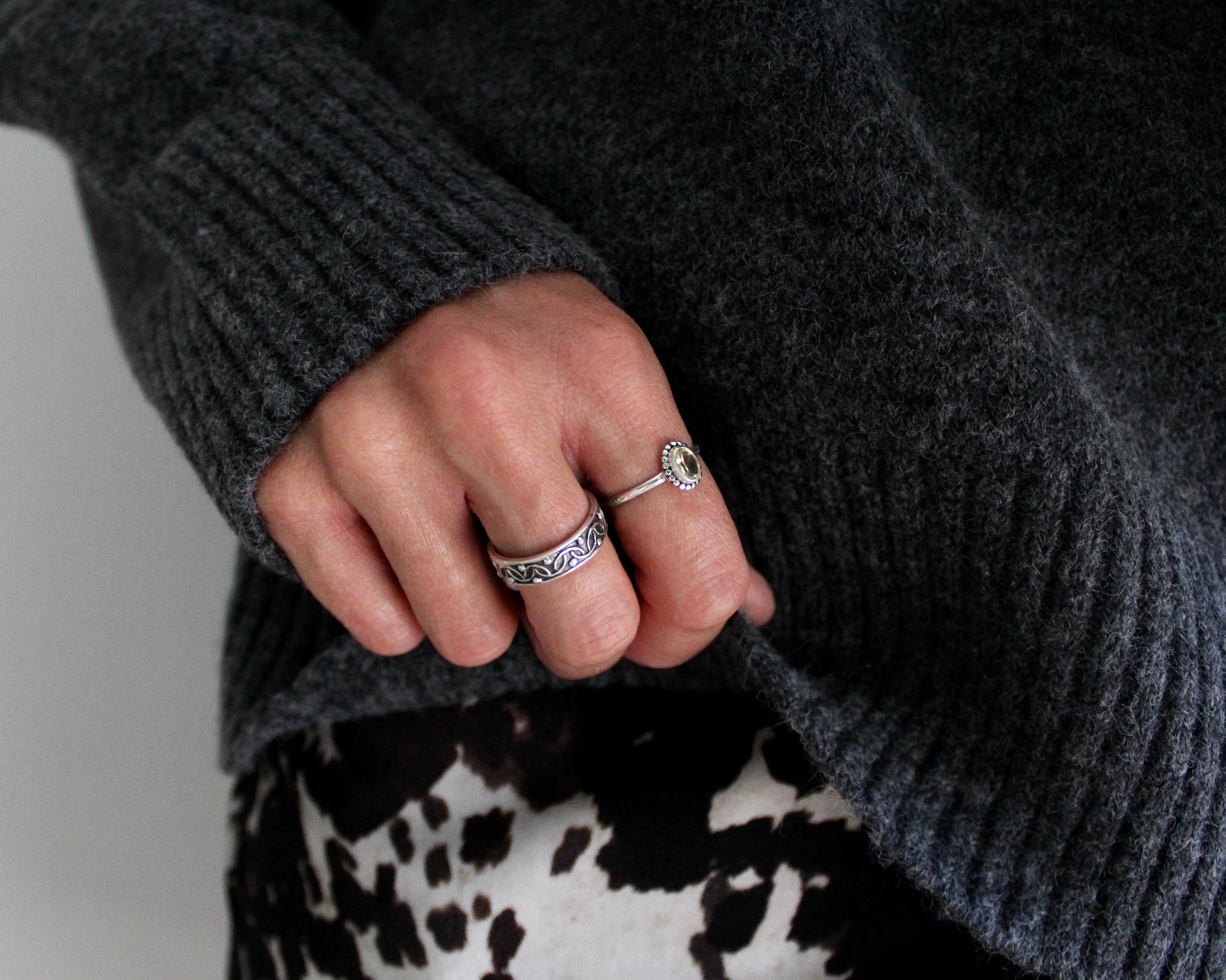 ERRA, bague argent sterling.