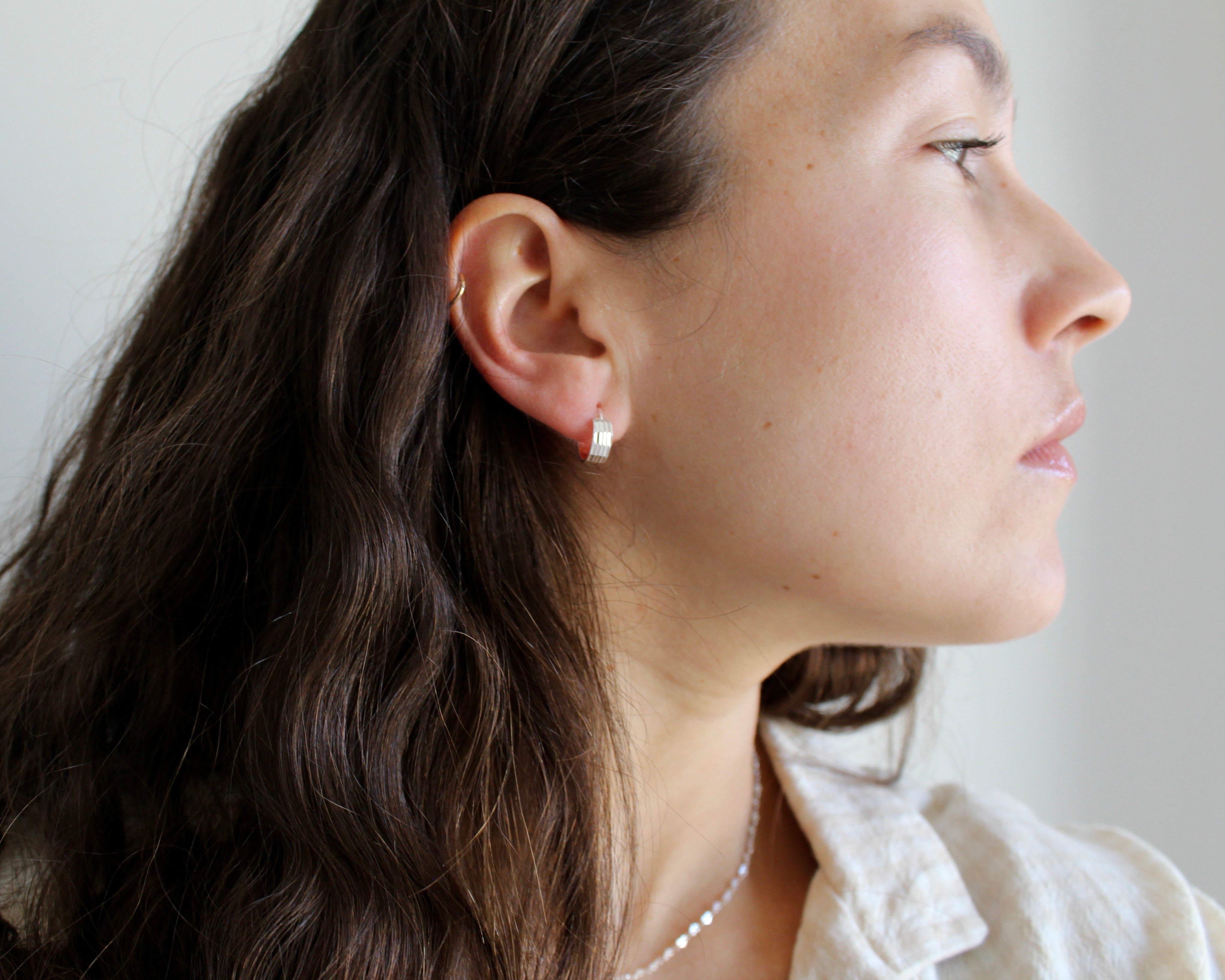 HOROS, anneaux argent sterling.
