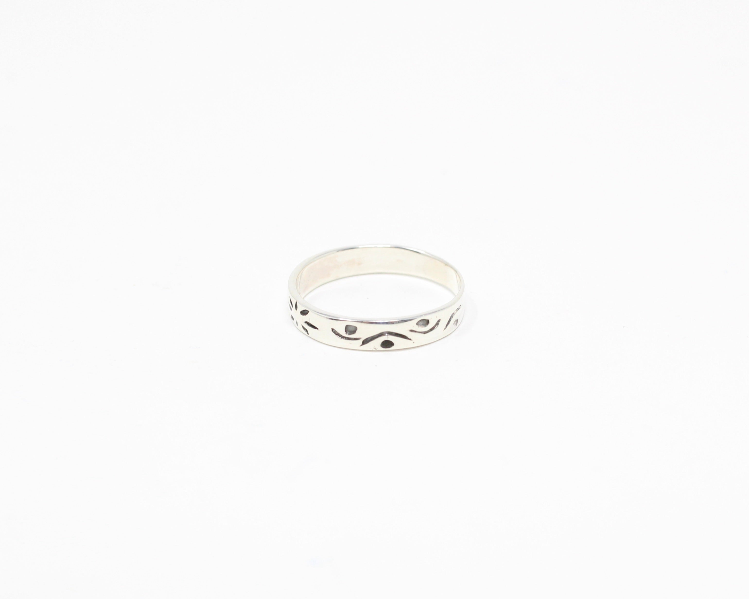 TROPIQUE, bague argent sterling.