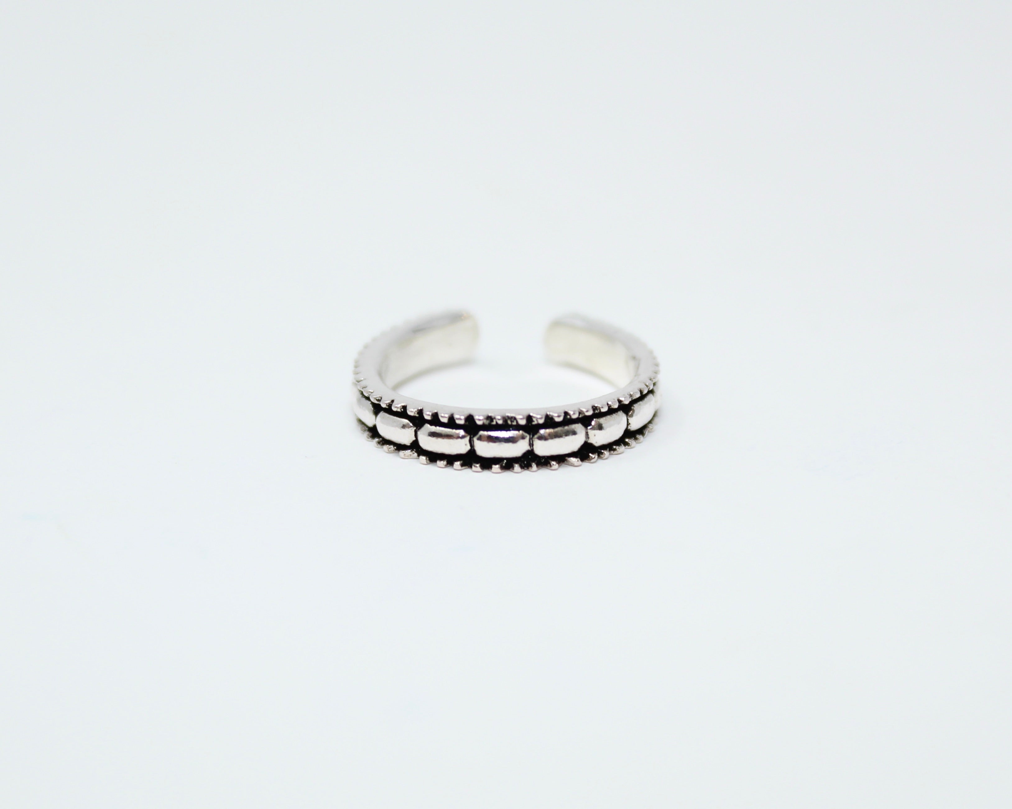 PICO, bague orteil en argent sterling.