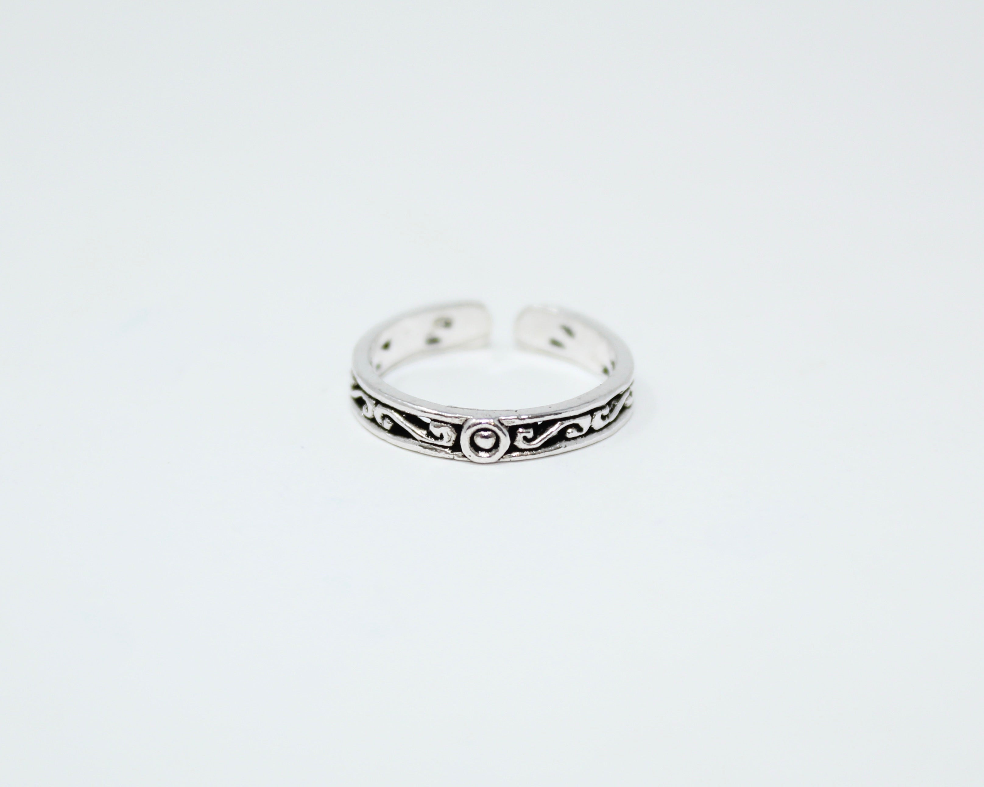 ALIS, bague d'orteil en argent sterling.