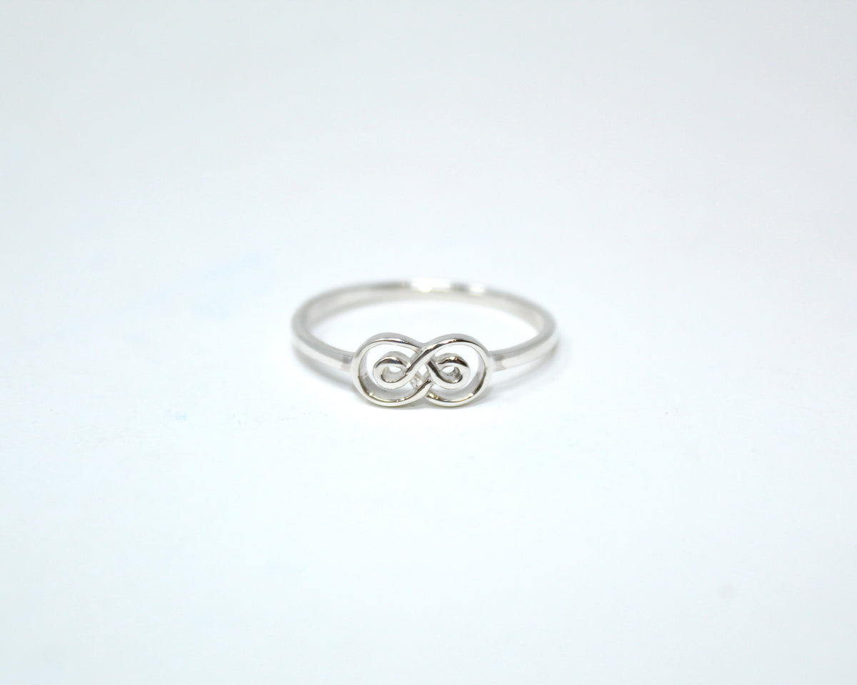 Infini, bague argent sterling.