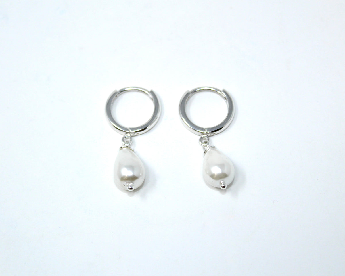 PERLA, boucle d'oreille argent sterling.