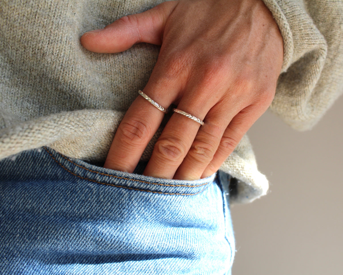 ZETA, bague argent sterling.