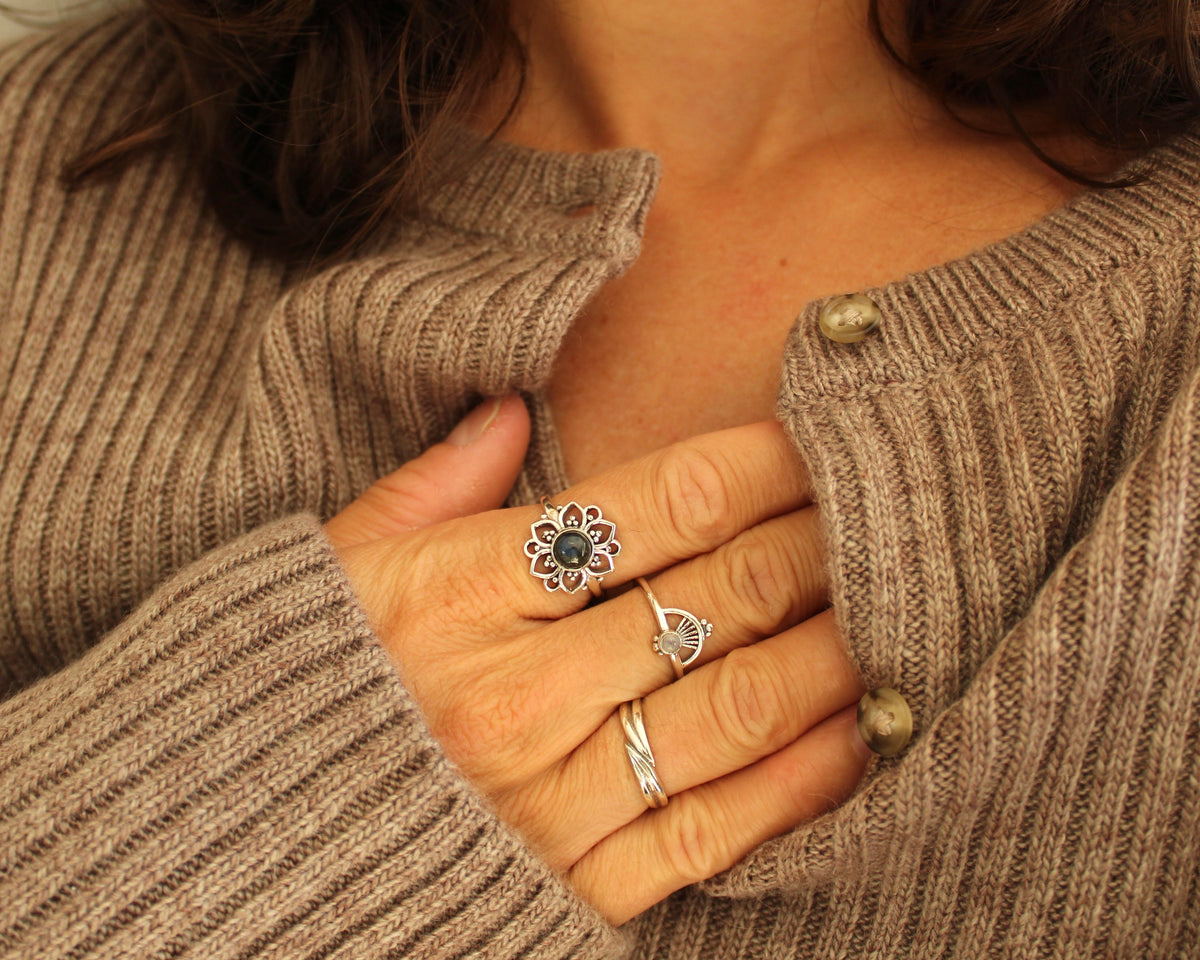 RUPI, bague argent sterling.