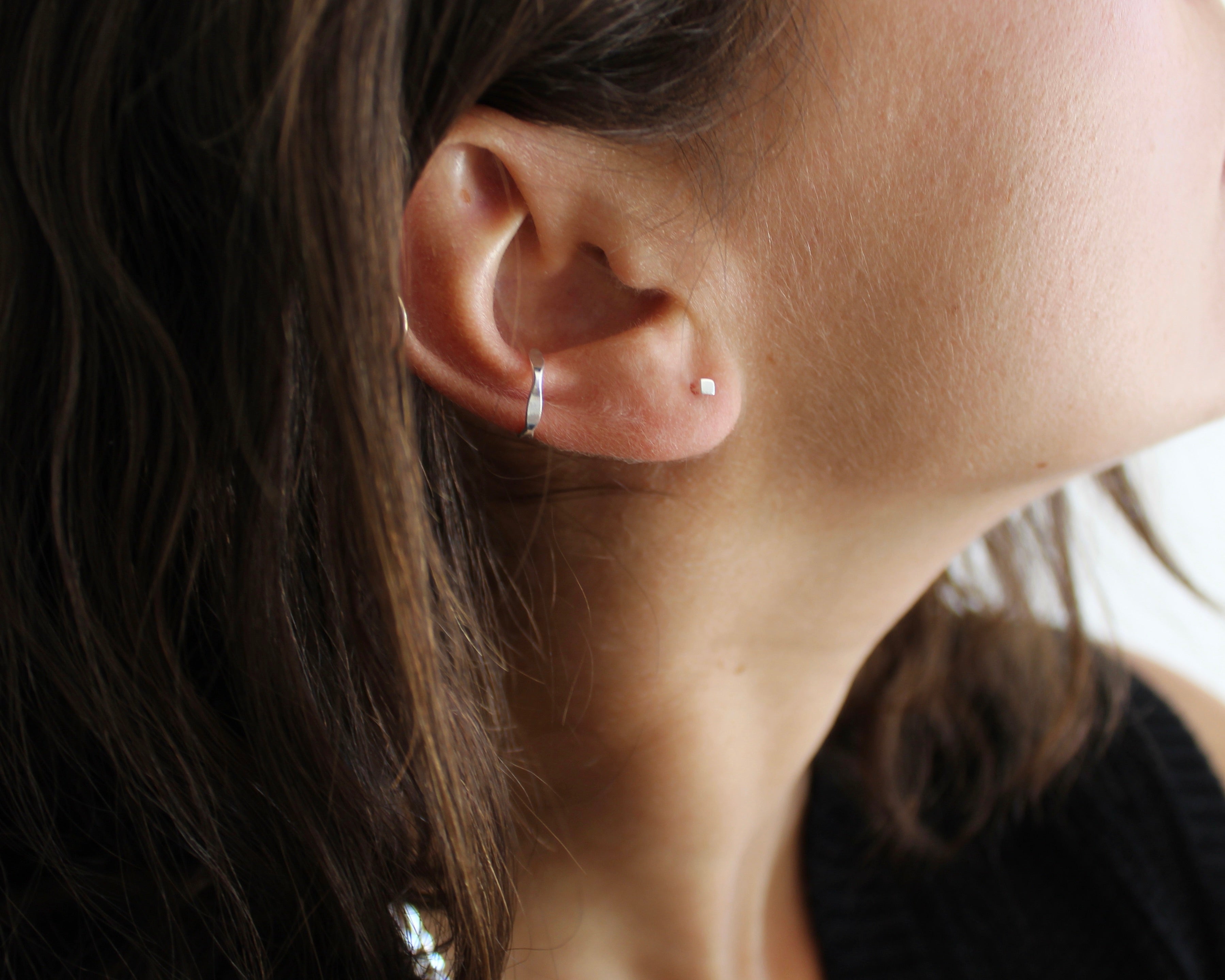 STELLA, boucle d'oreille argent sterling.