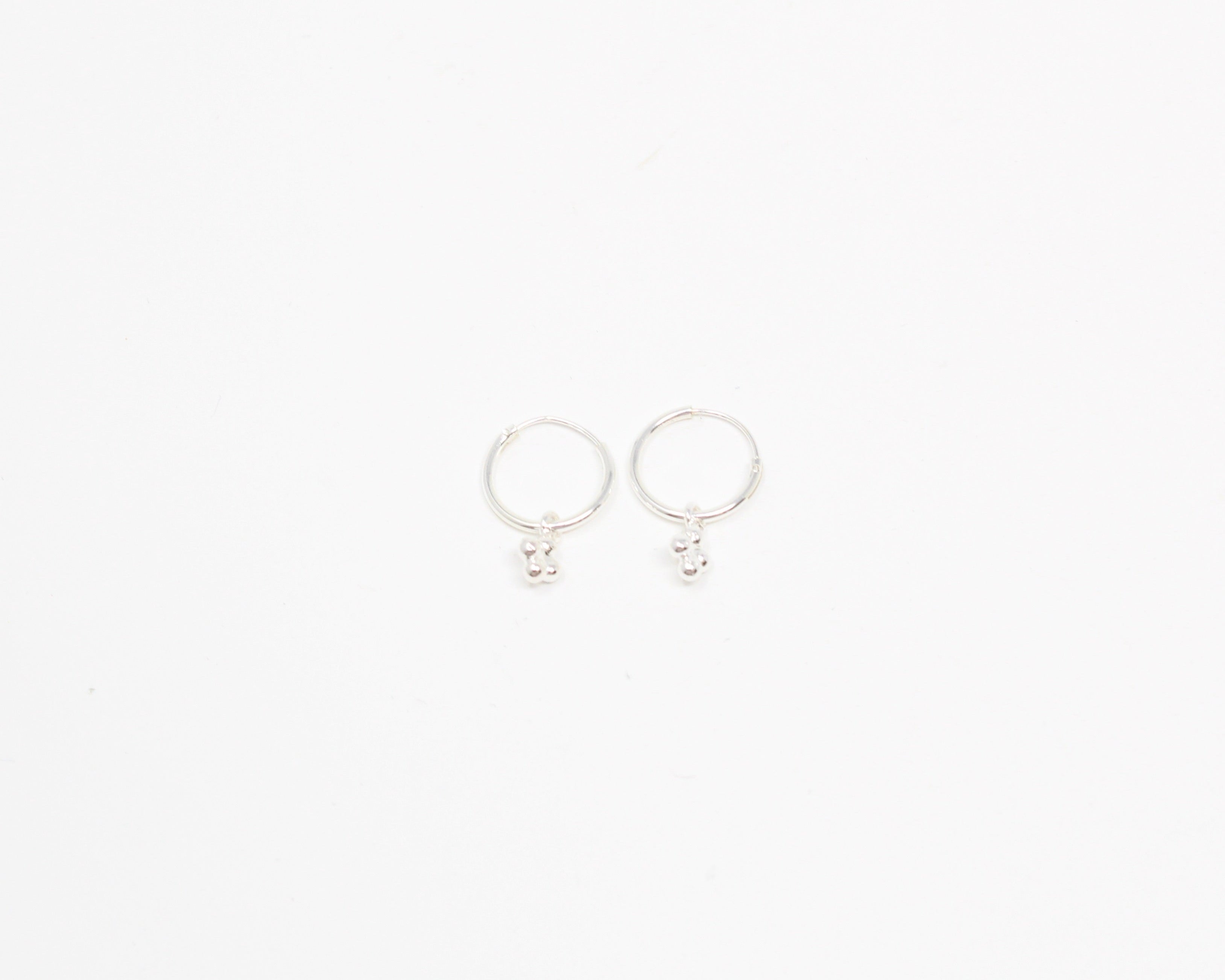 BRUME, anneaux argent sterling.