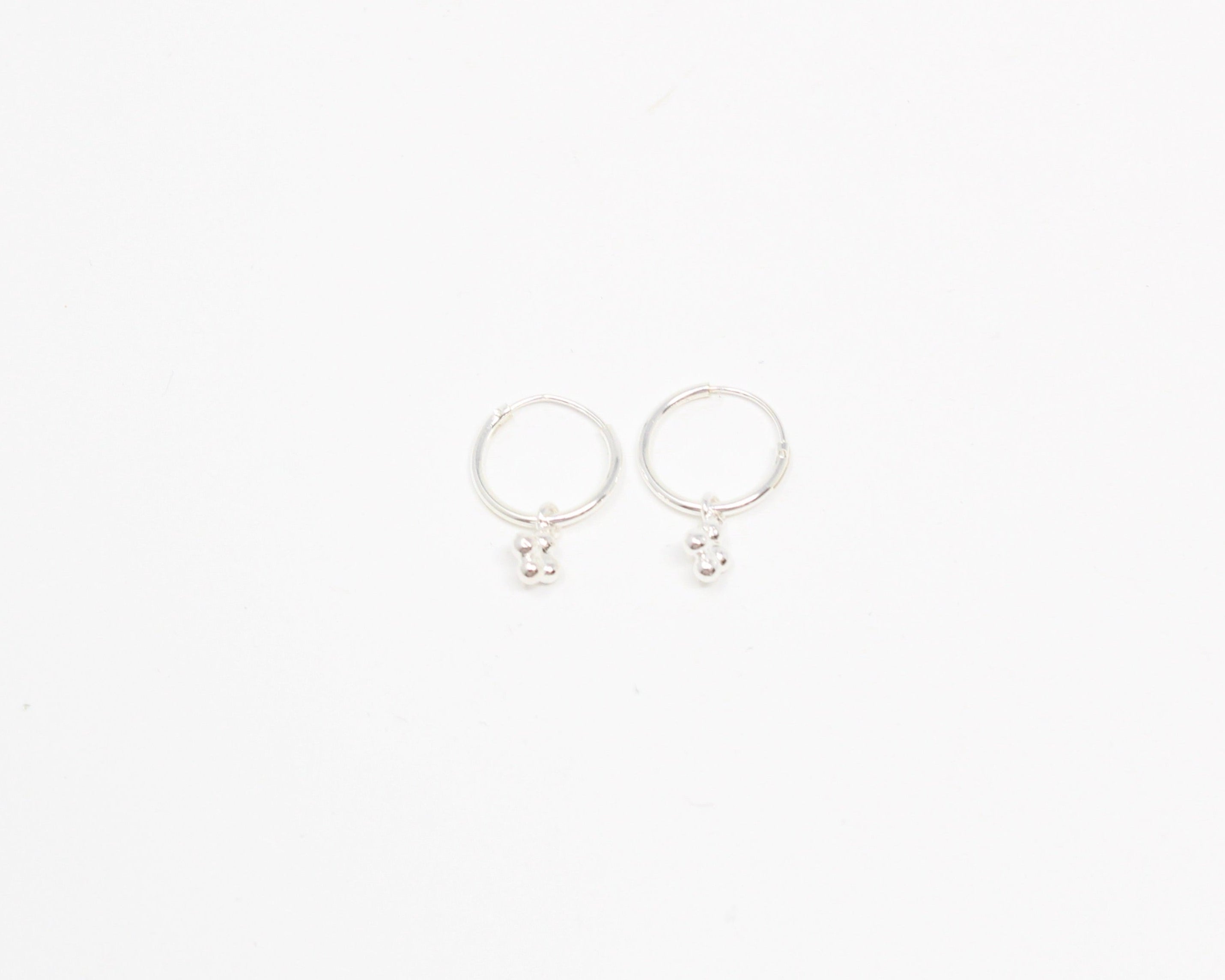 BRUME, anneaux argent sterling.