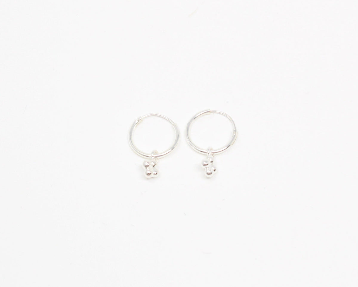 BRUME, anneaux argent sterling.