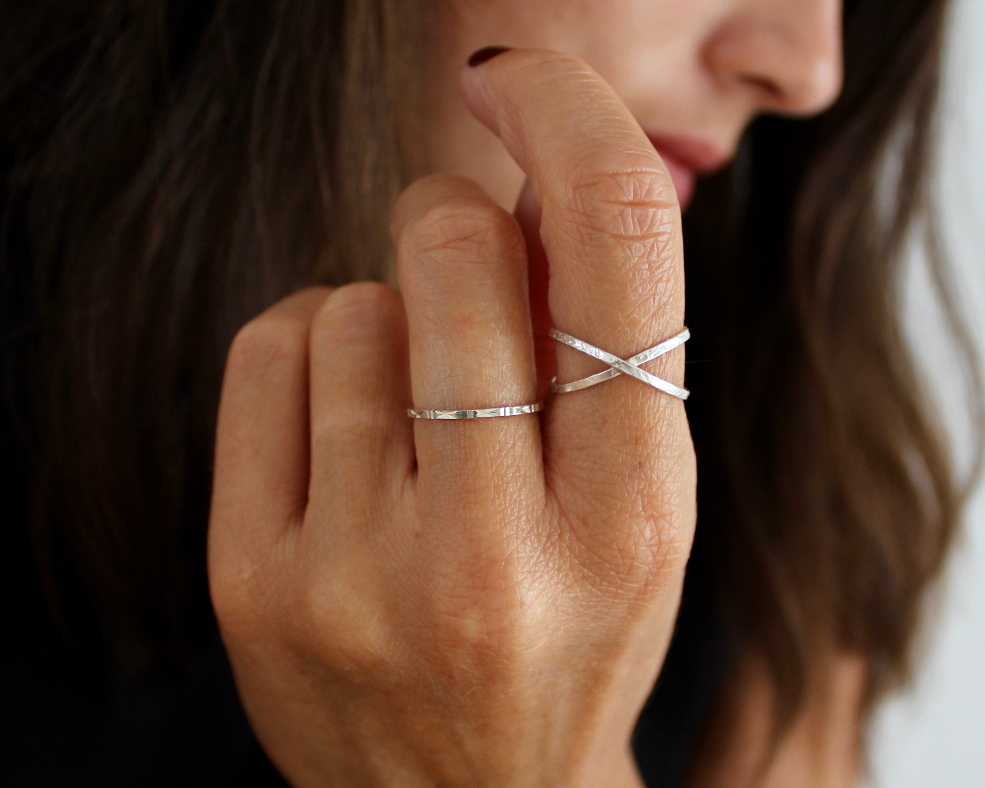 CASSIOPÉE, bague argent sterling.