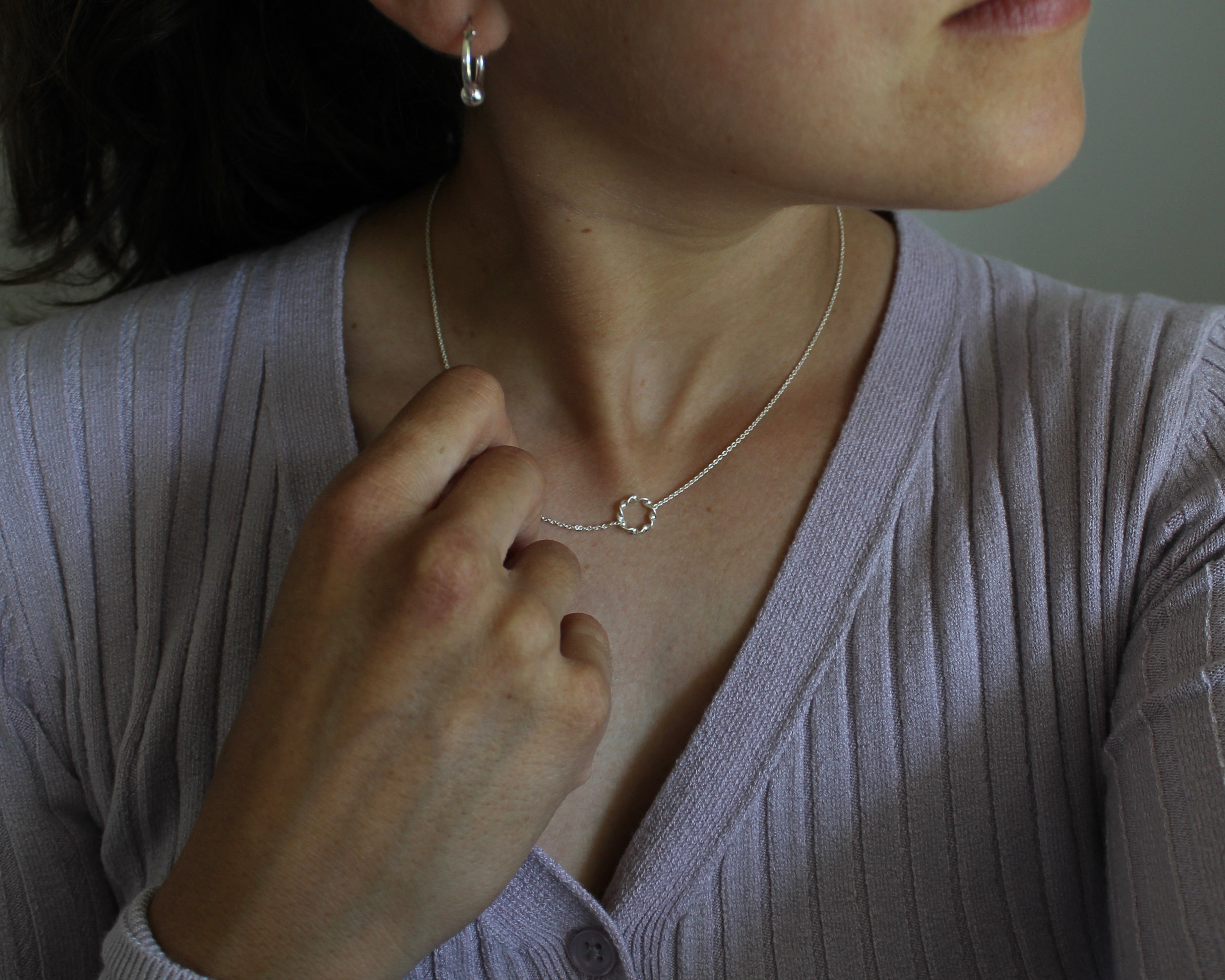 LOUISA, collier argent sterling.