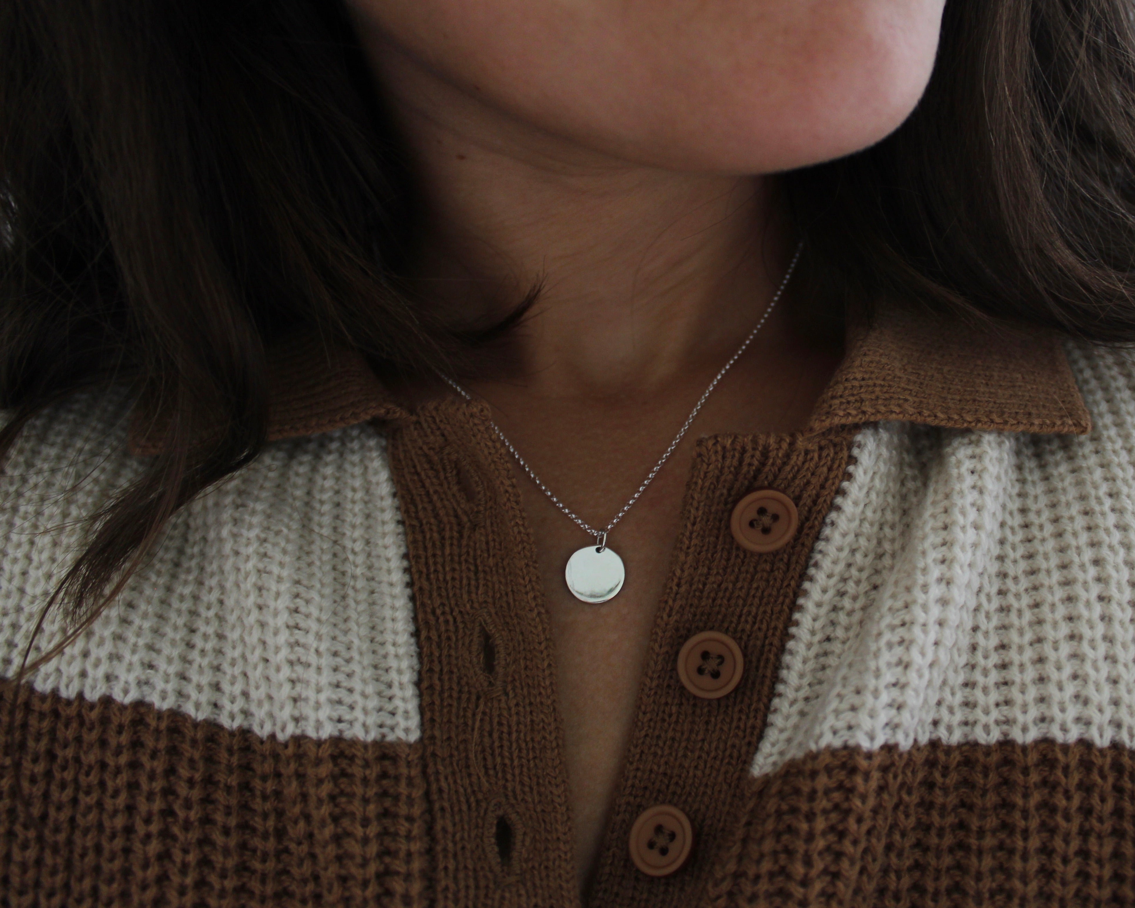 MAXIE, collier argent sterling.