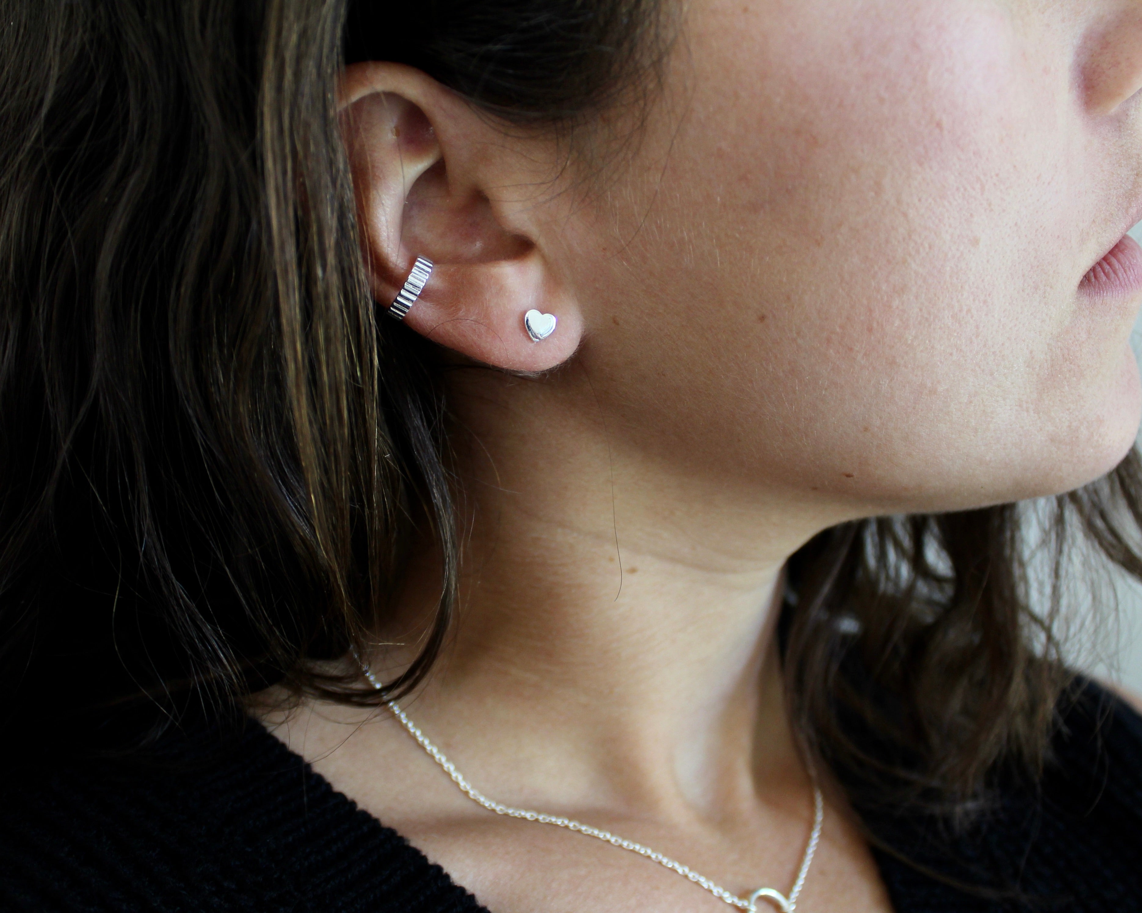 LOVE, boucle d'oreille argent sterling.