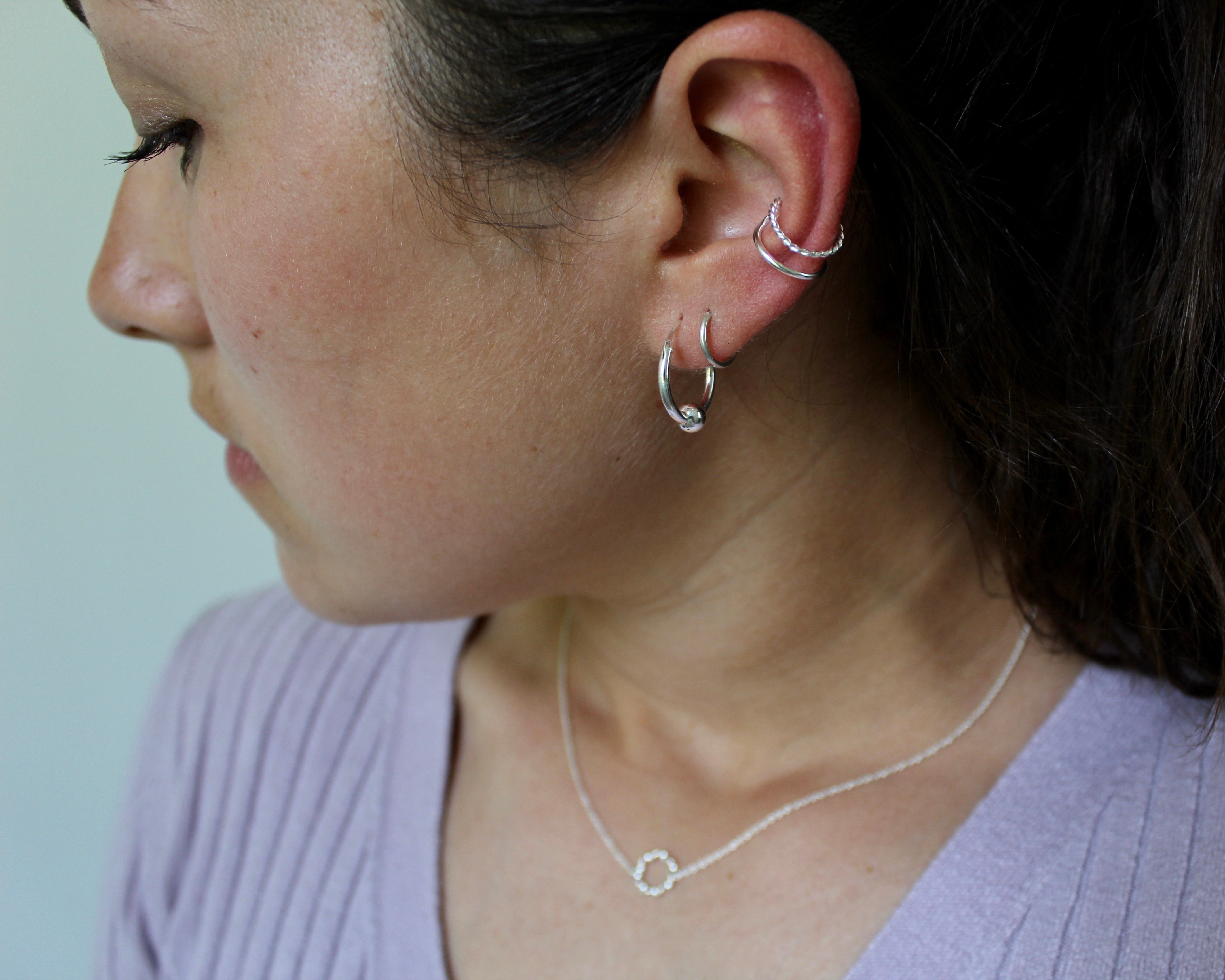 NATH, anneaux argent sterling.