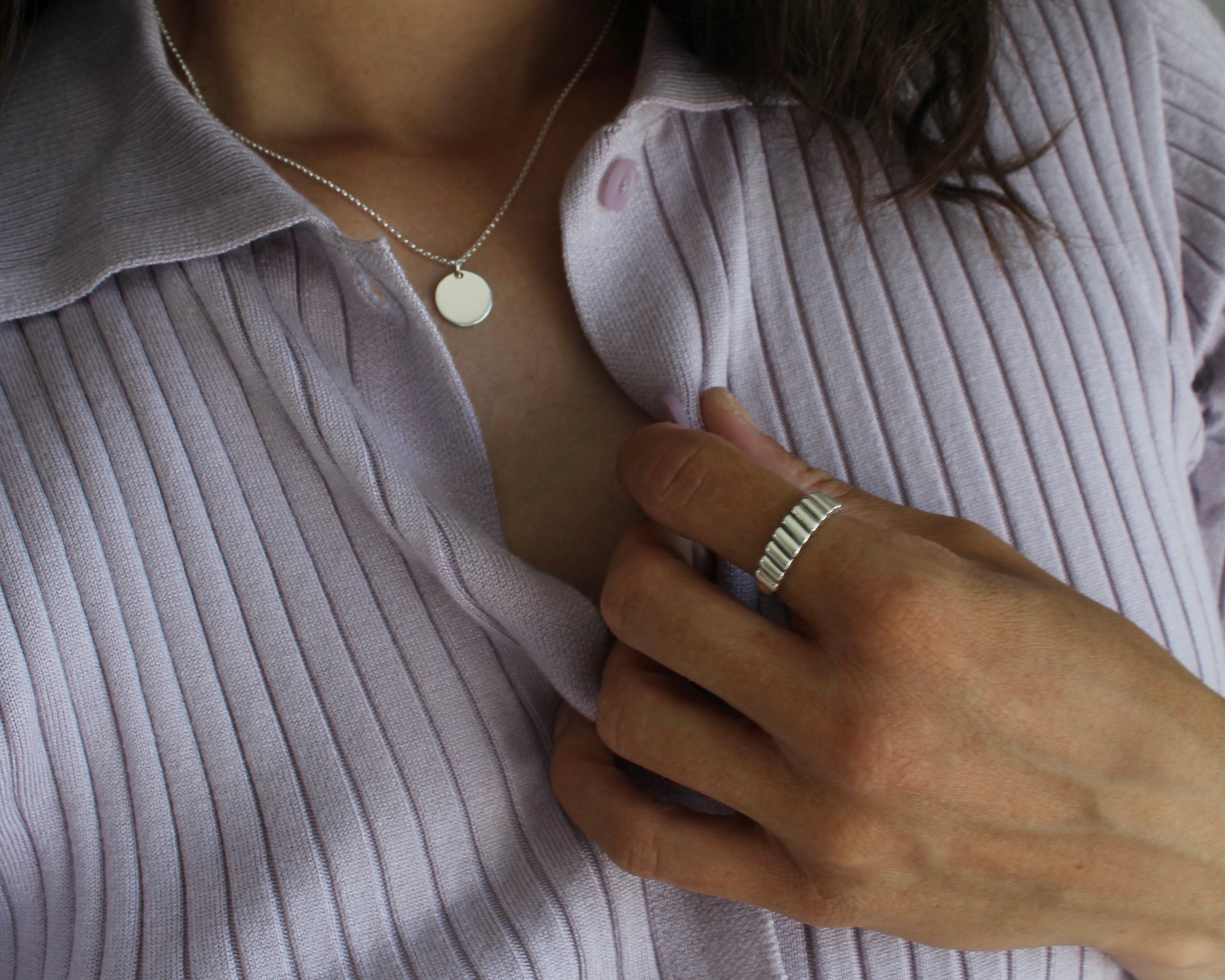 ALEXIA, bague argent sterling.