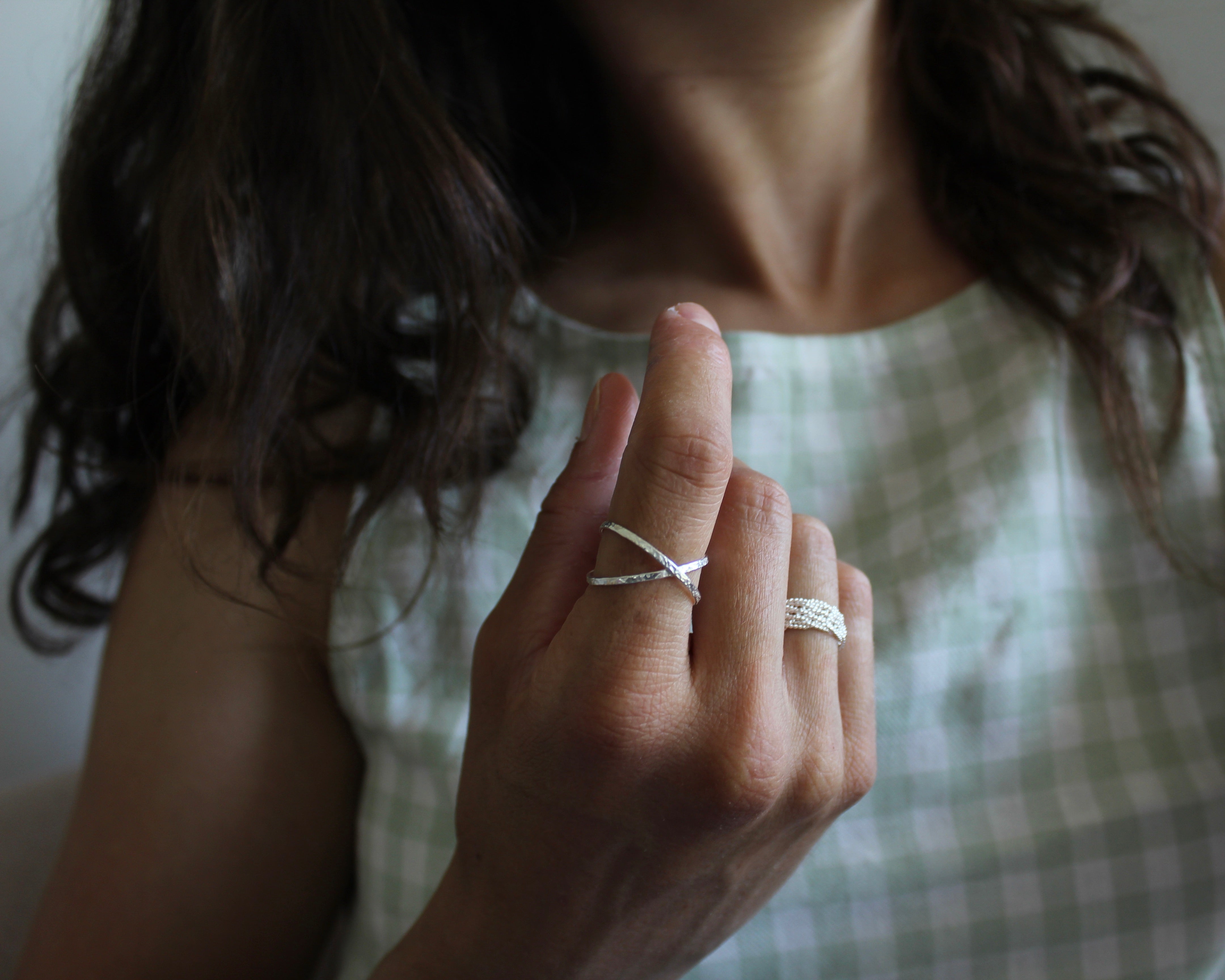 ÉCLAT, bague argent sterling.