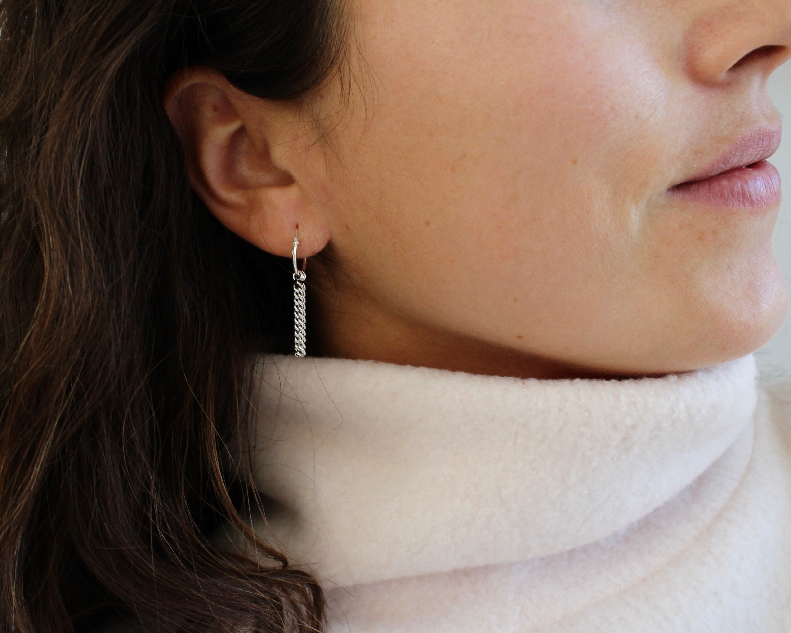 ANAIS, boucles d'oreilles argent sterling.