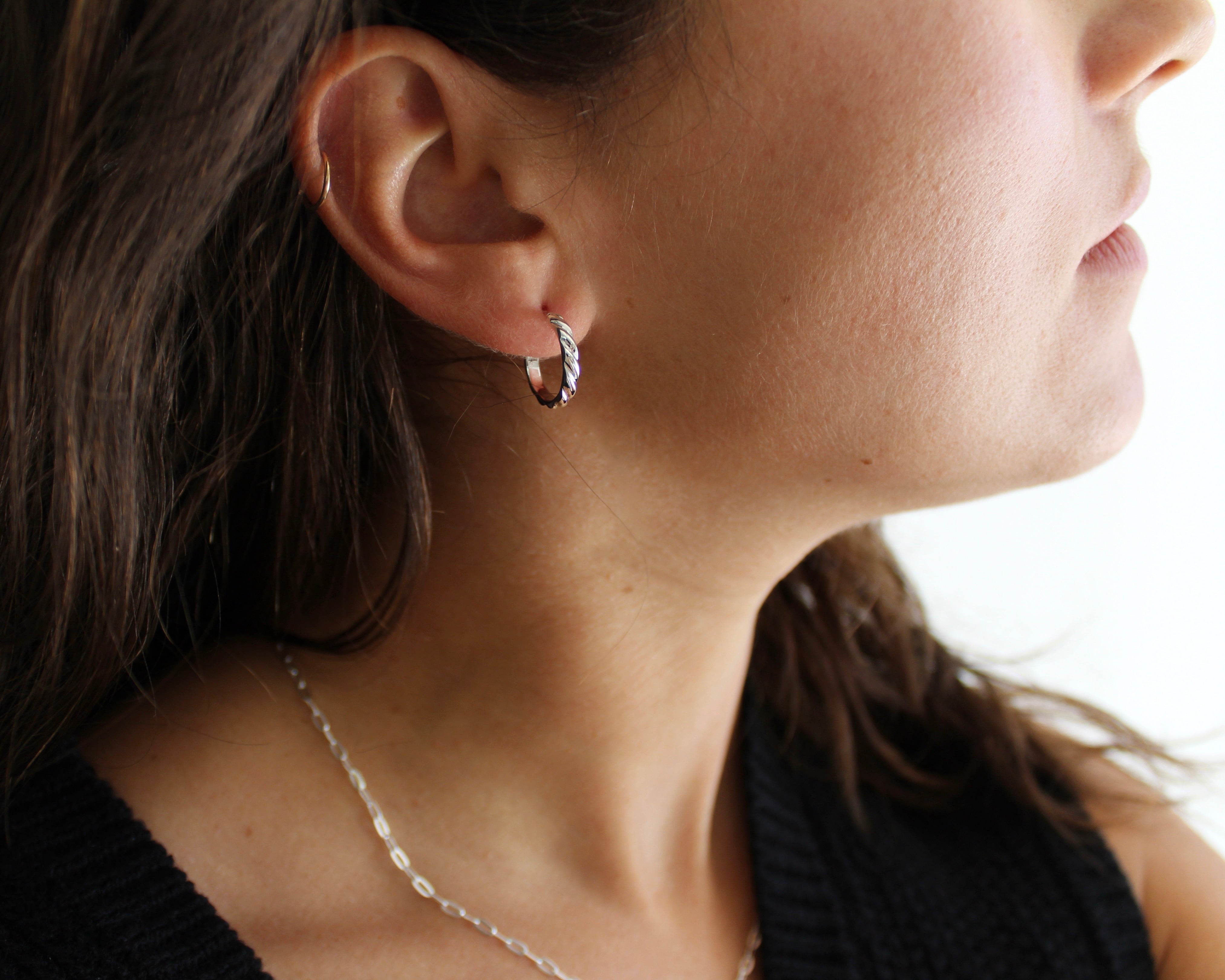 JULIETTE, boucles d'oreilles argent sterling.