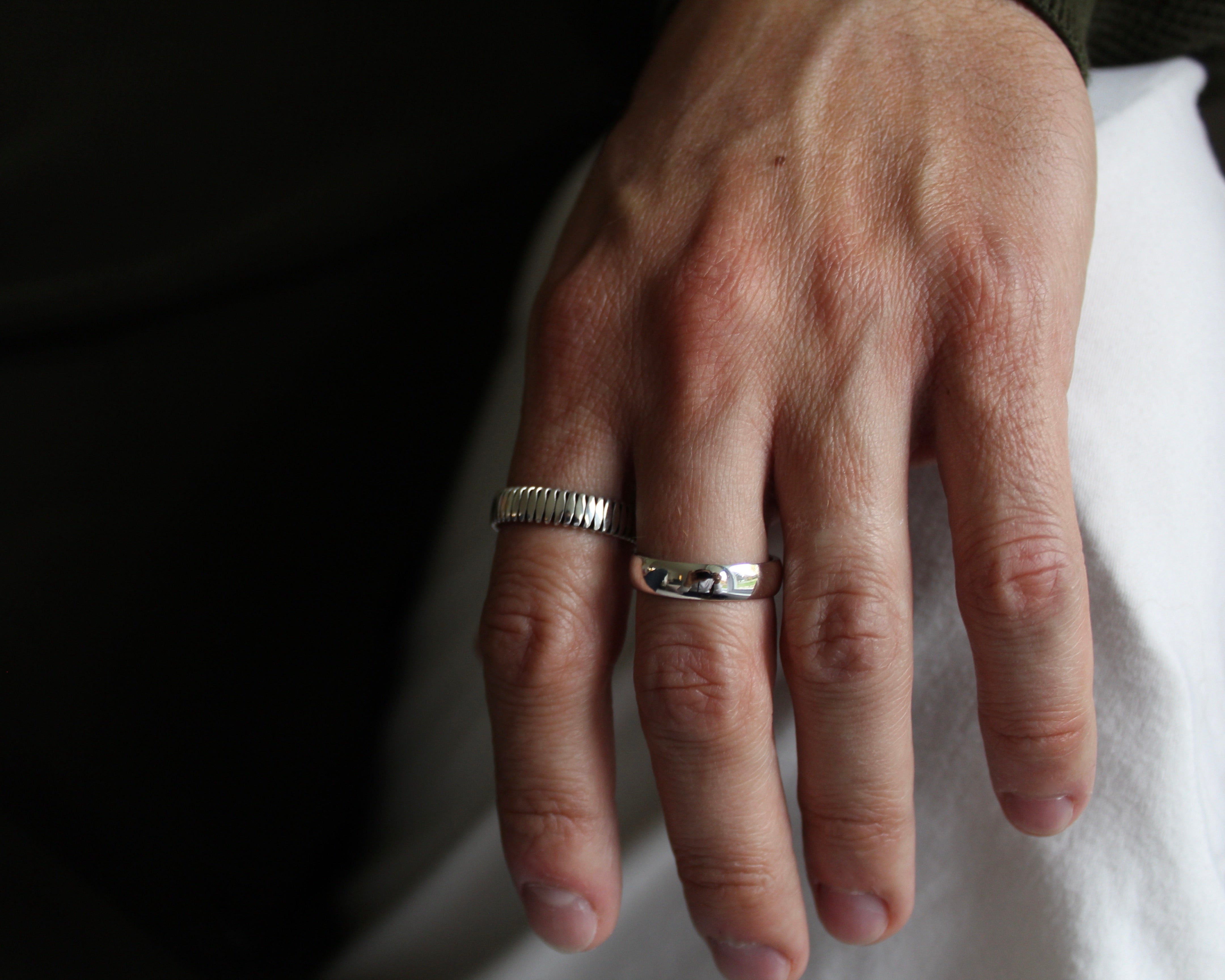 NOAH, bague unisexe argent sterling.