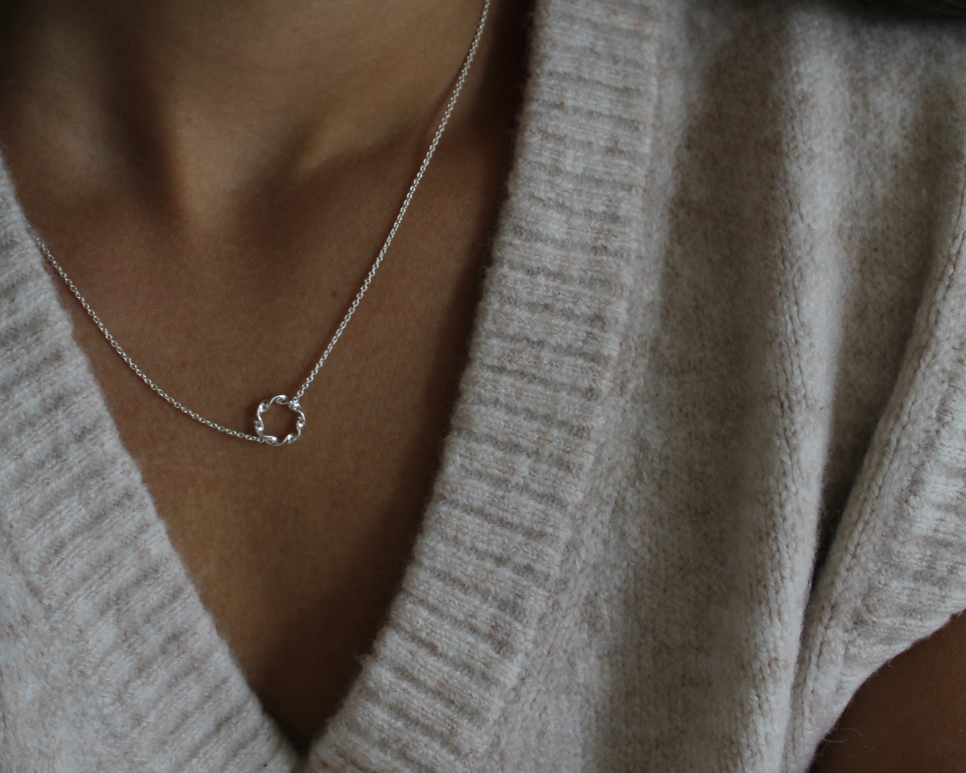 LOUISA, collier argent sterlign.