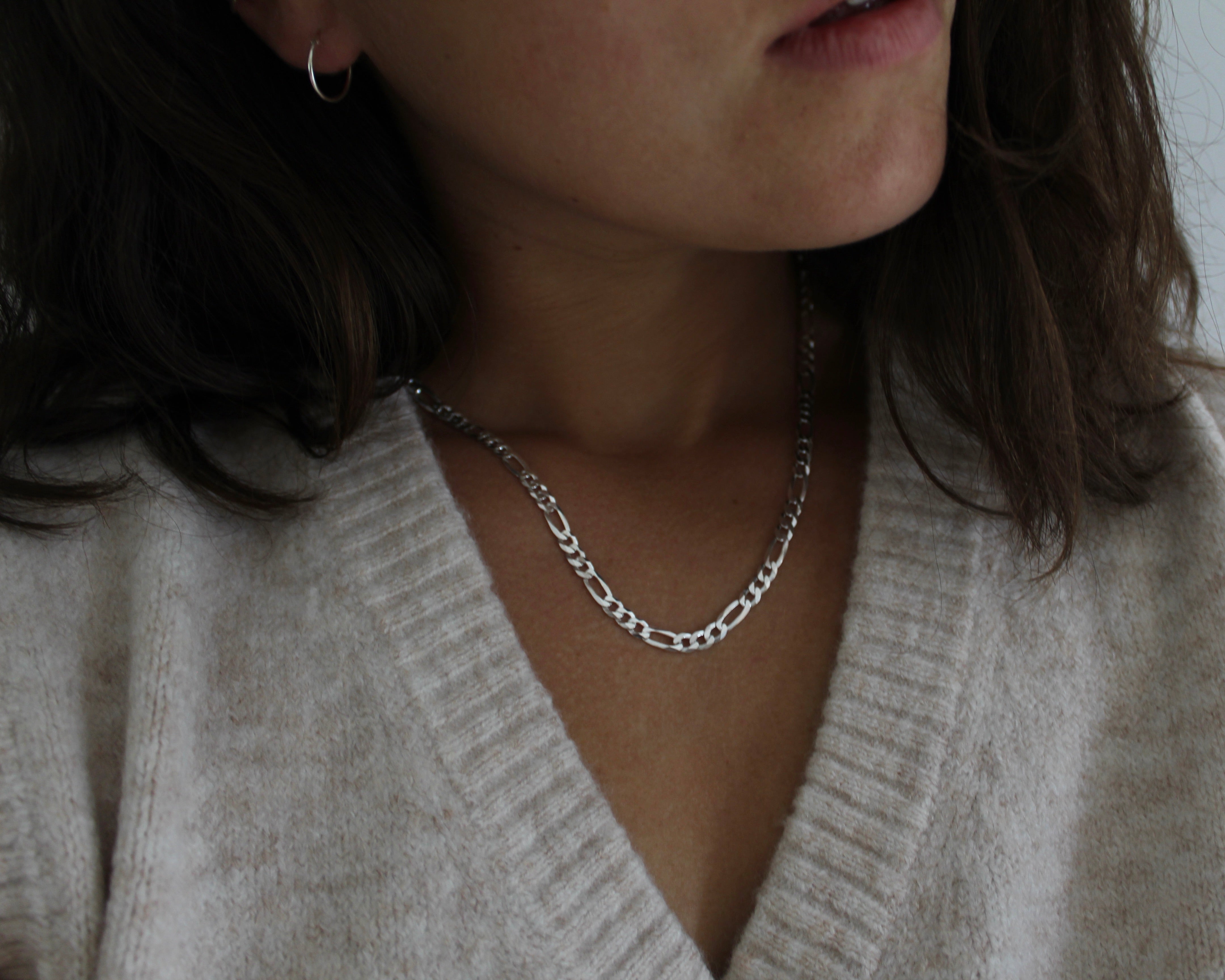 CLÉMENCE, chaine argent sterling.