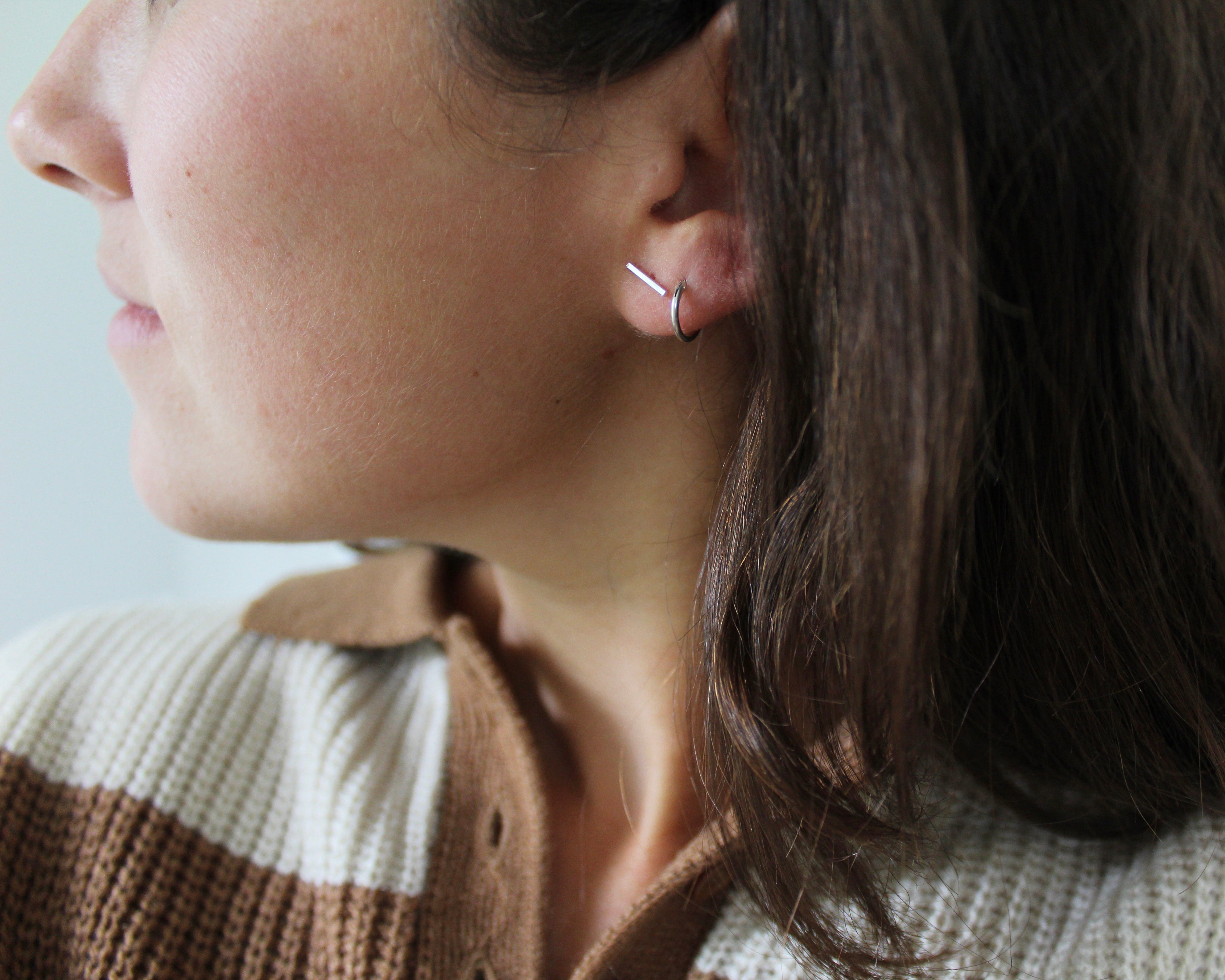 ROSIE, boucles d'oreilles argent sterling.