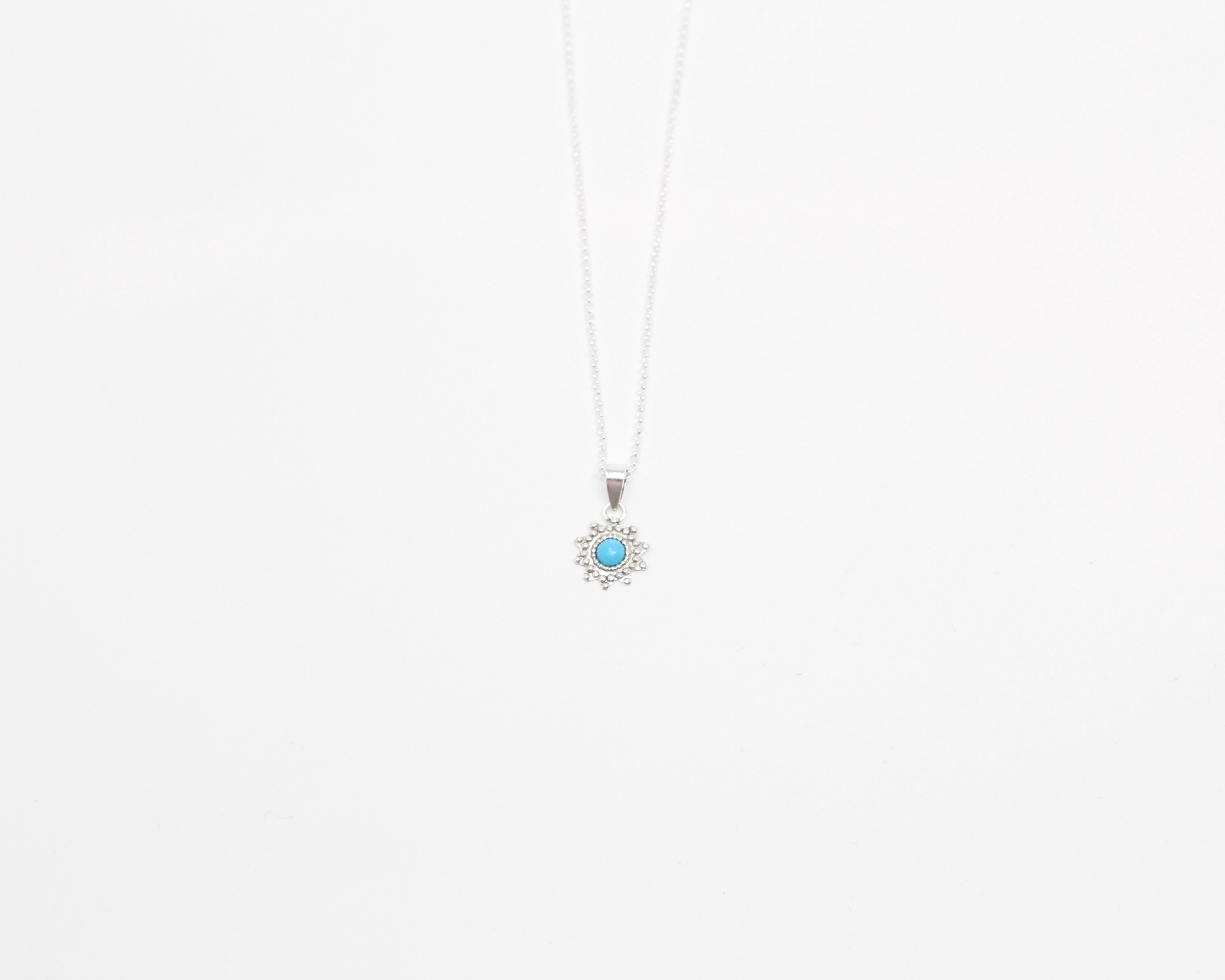 SOLEIL, collier argent sterling.