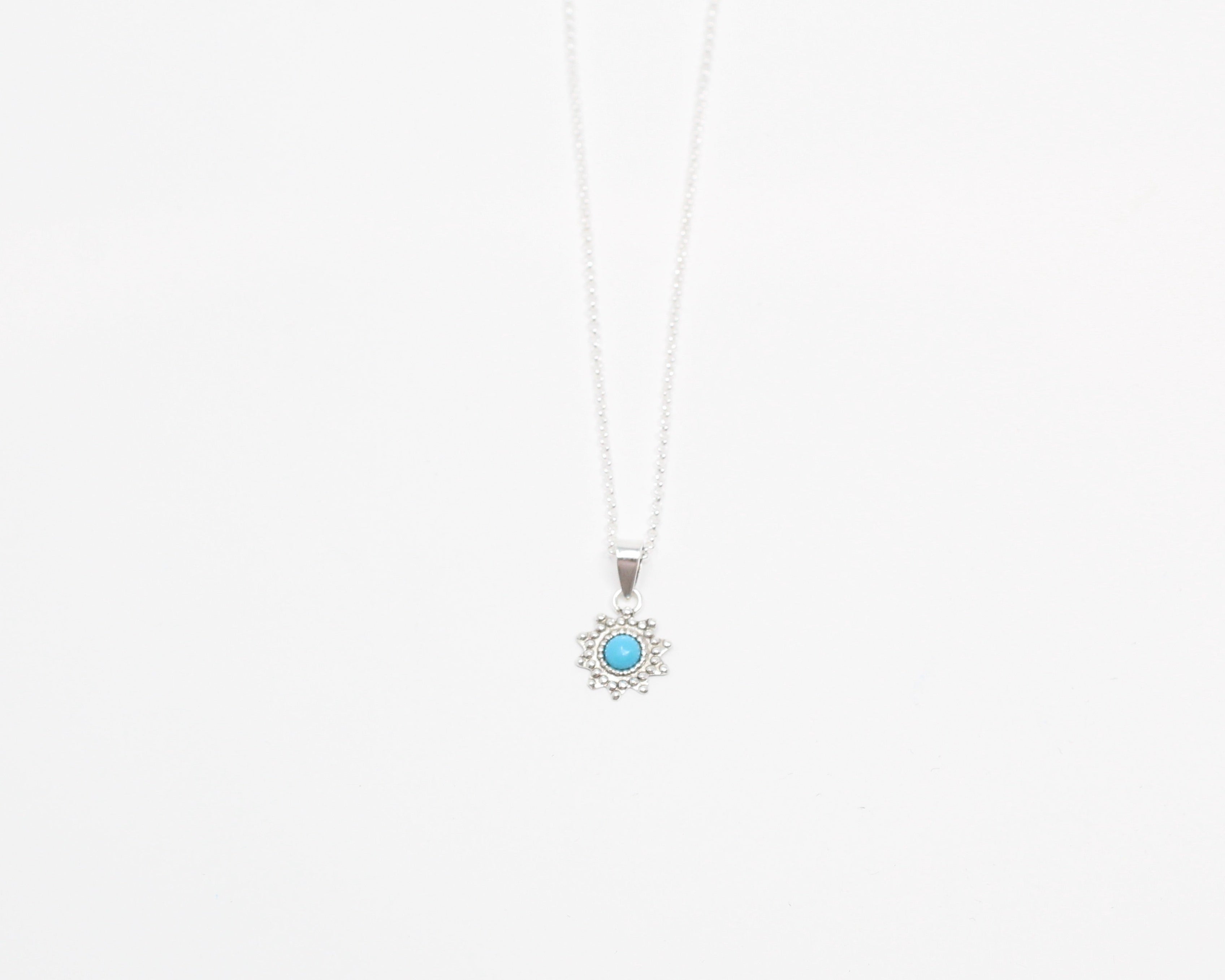 SOLEIL, collier argent sterling.