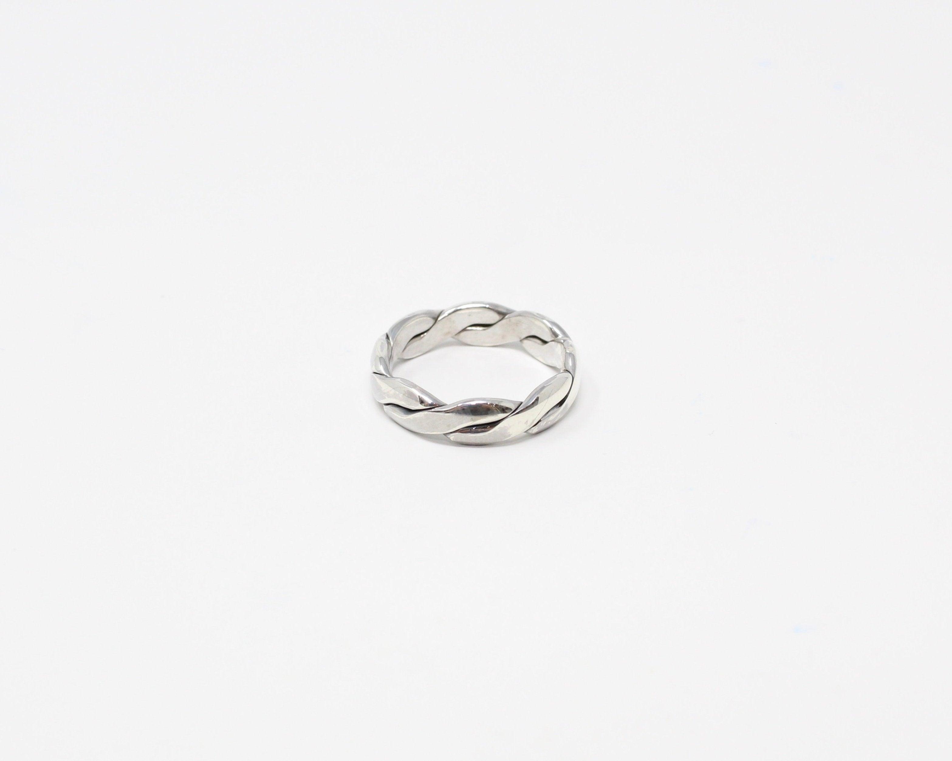 FRED, bague unisexe argent sterling.