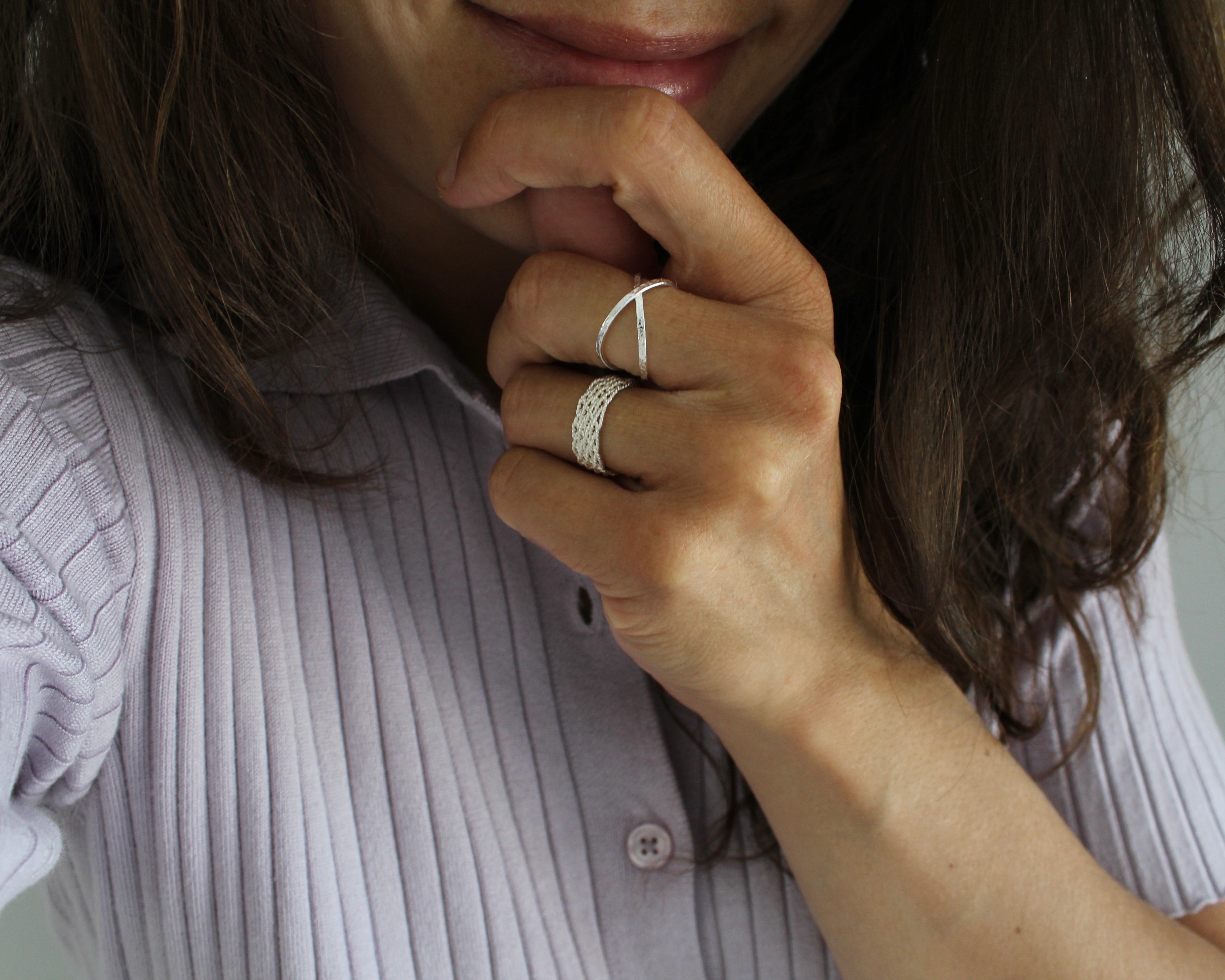 ÉCLAT, bague argent sterling.