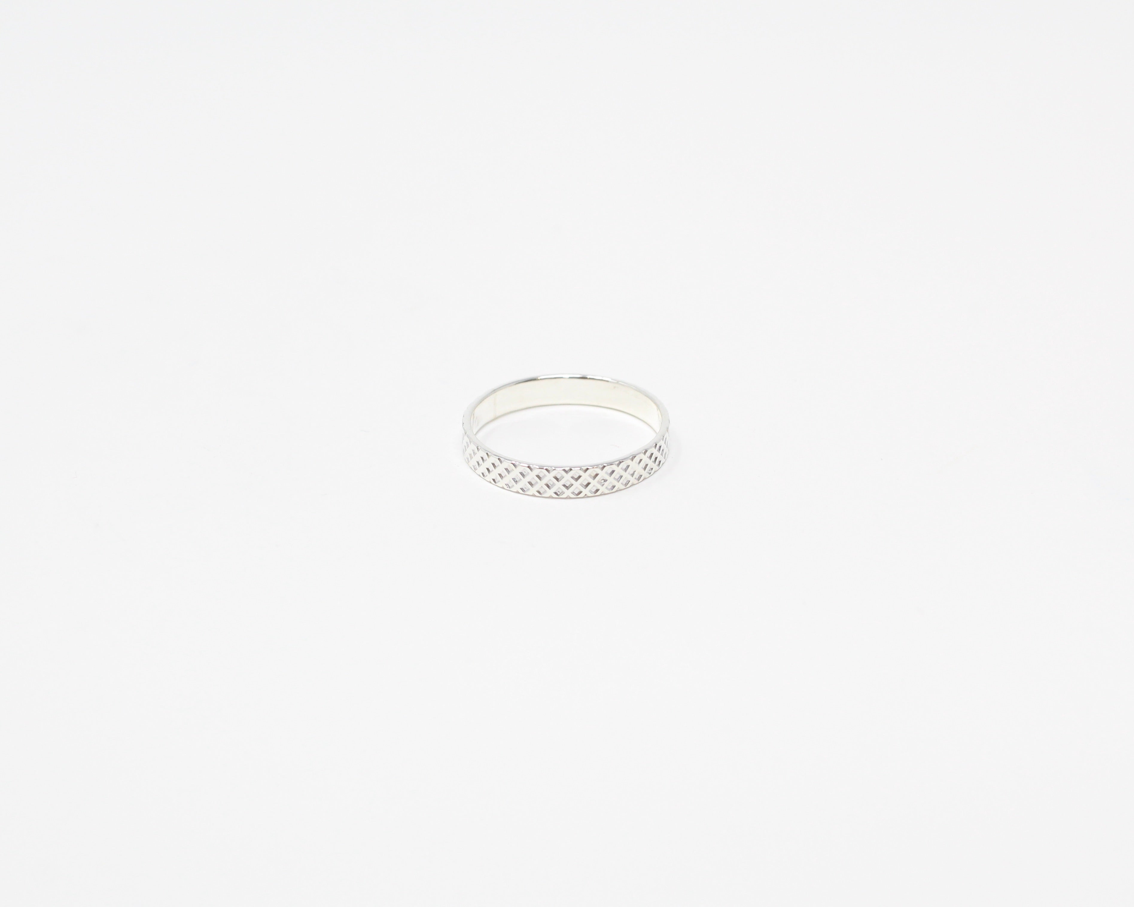 ESPACE, bague argent sterling.
