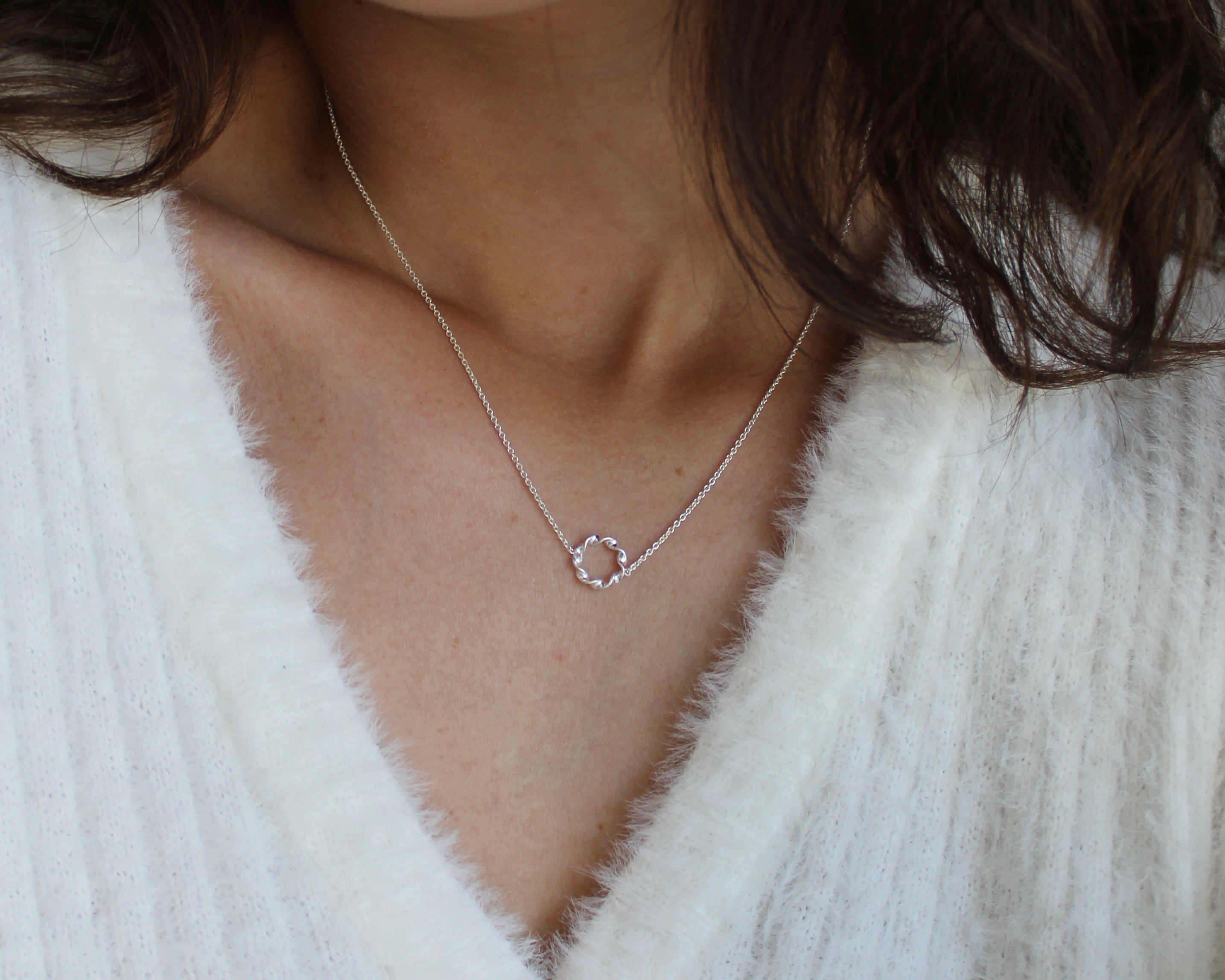 LOUISA, collier argent sterling.