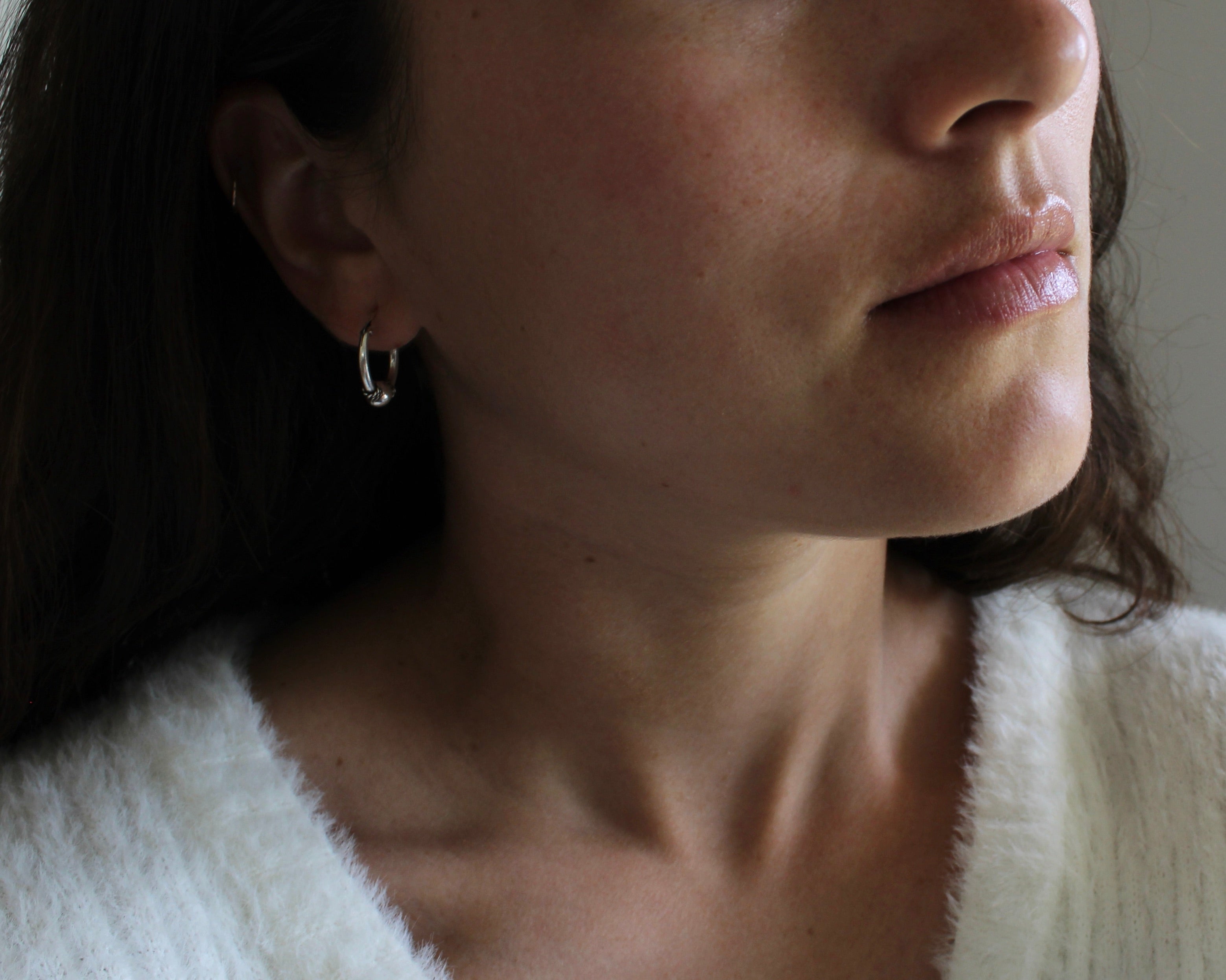 MIDI, anneaux argent sterling.