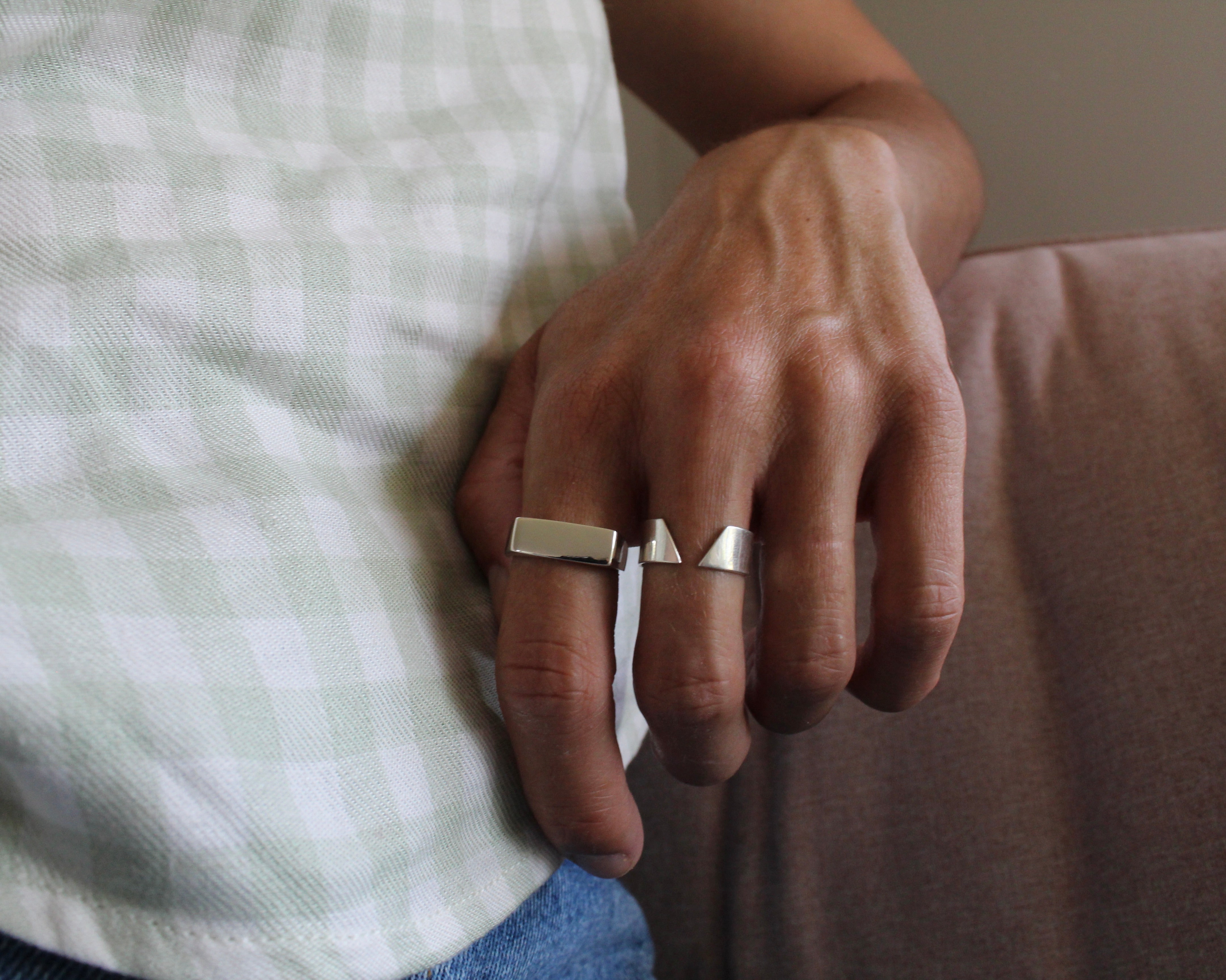 EMMA, bague argent sterling.