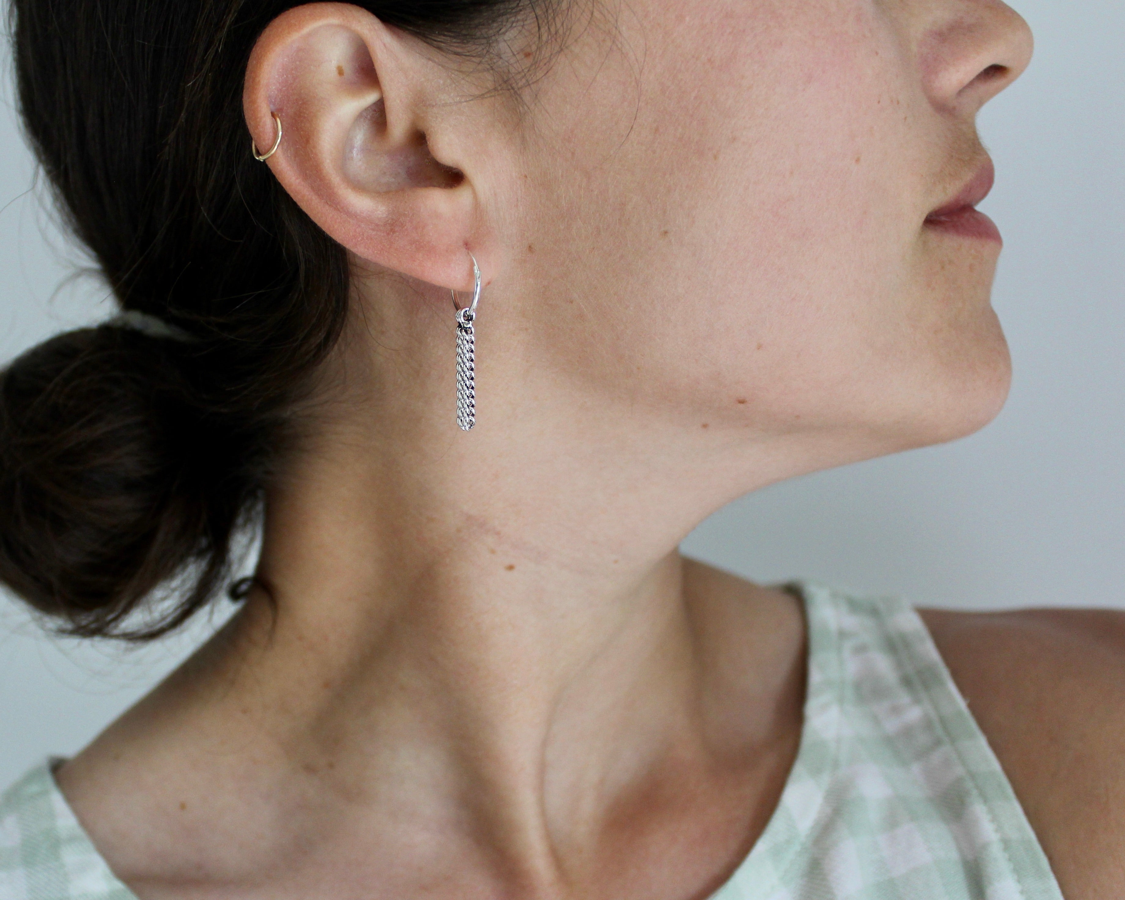 ANAÏS, boucle d'oreille argent sterling.
