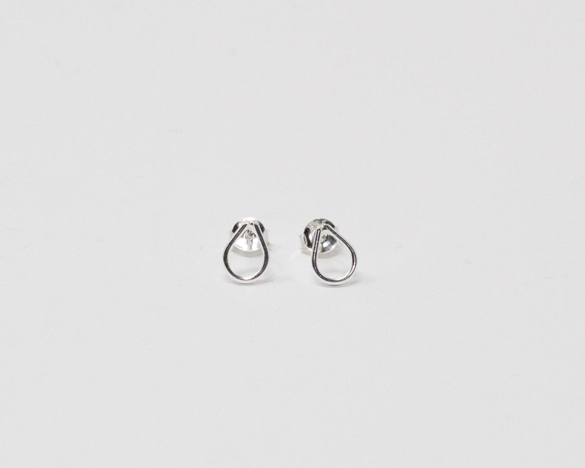 Pluie, boucle d'oreille argent sterling.